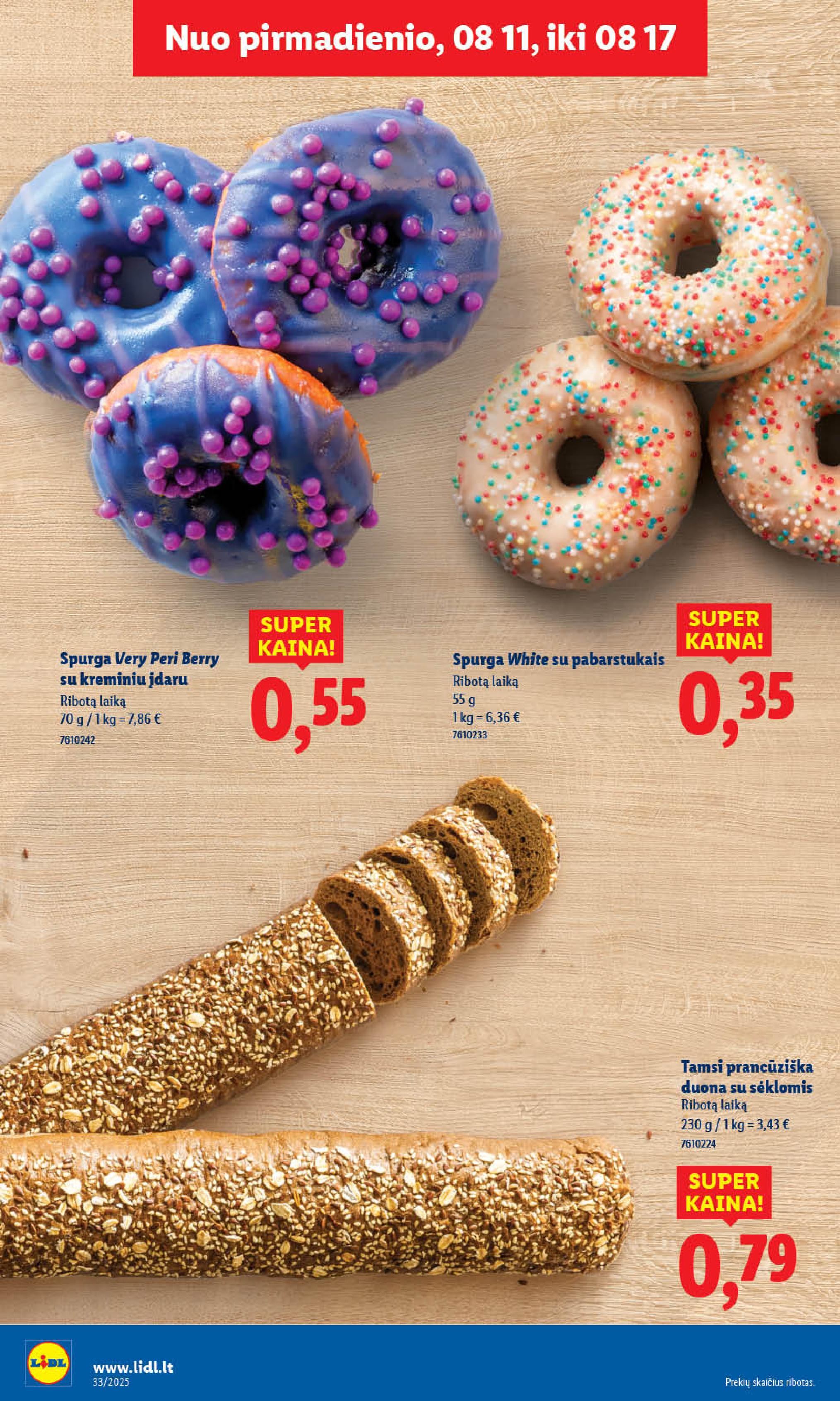 Naujausias LIDL kaininis katalogas 2025.08.11 - 2025.08.17