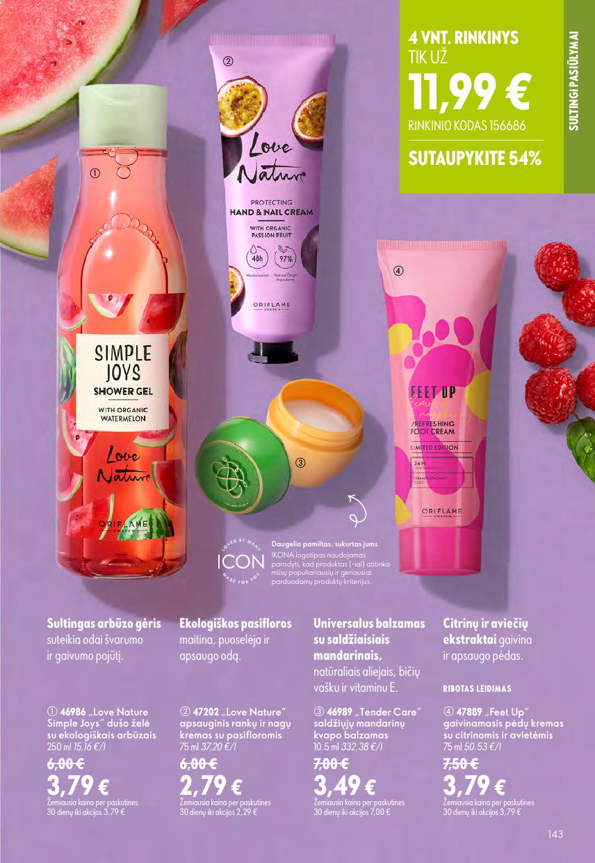 Naujas ORIFLAME  katalogas galioja 2026.08.05 - 2026.08.25
