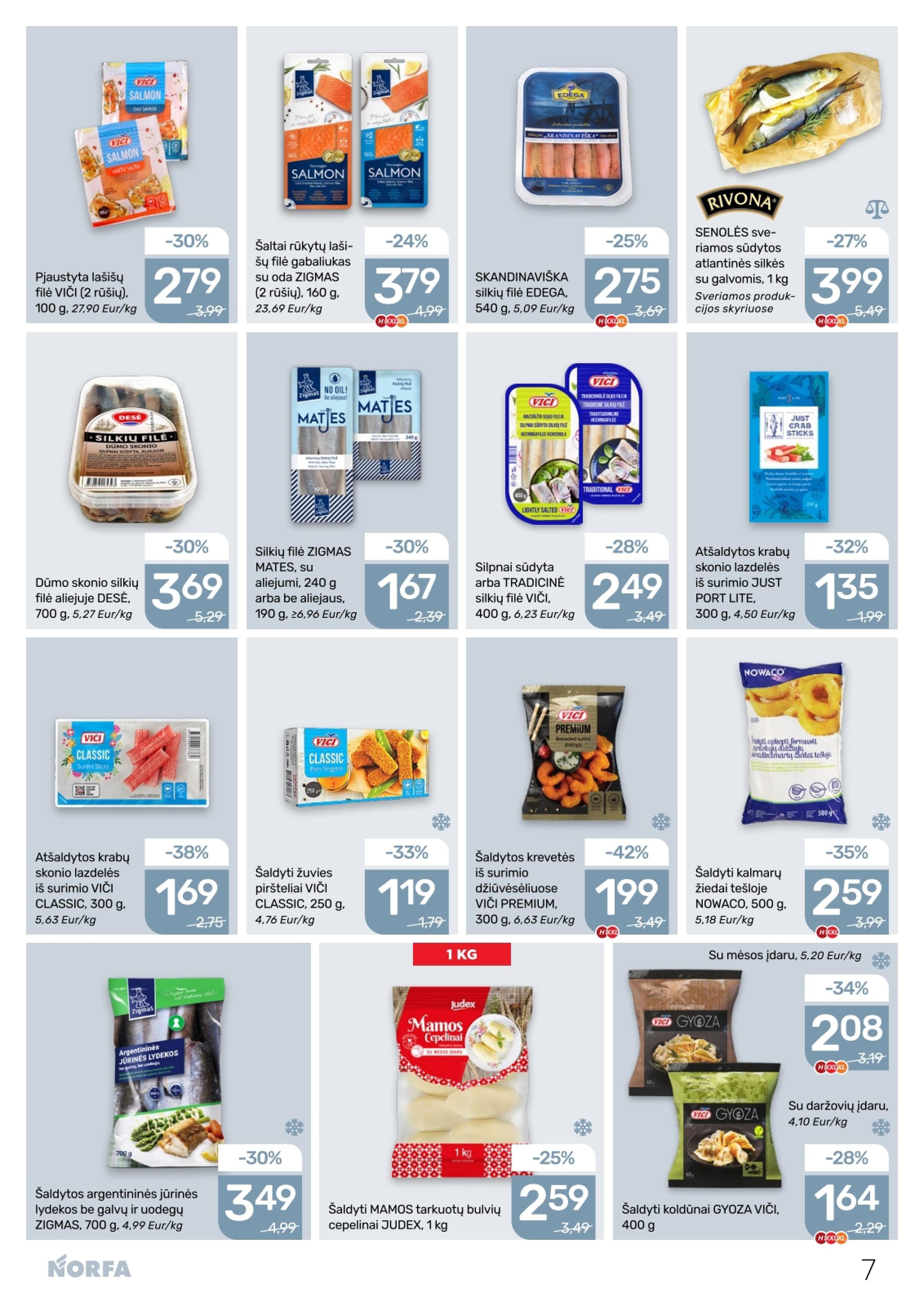 Naujausias NORFA kaininis katalogas 2026.04.02 - 2026.04.15