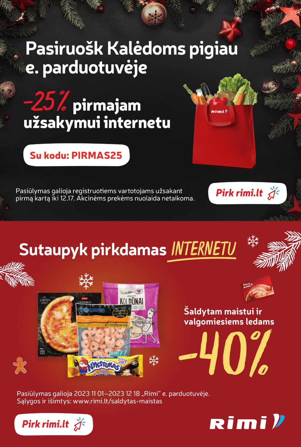 Naujausias RIMI kaininis katalogas 2023.12.12 - 2023.12.18