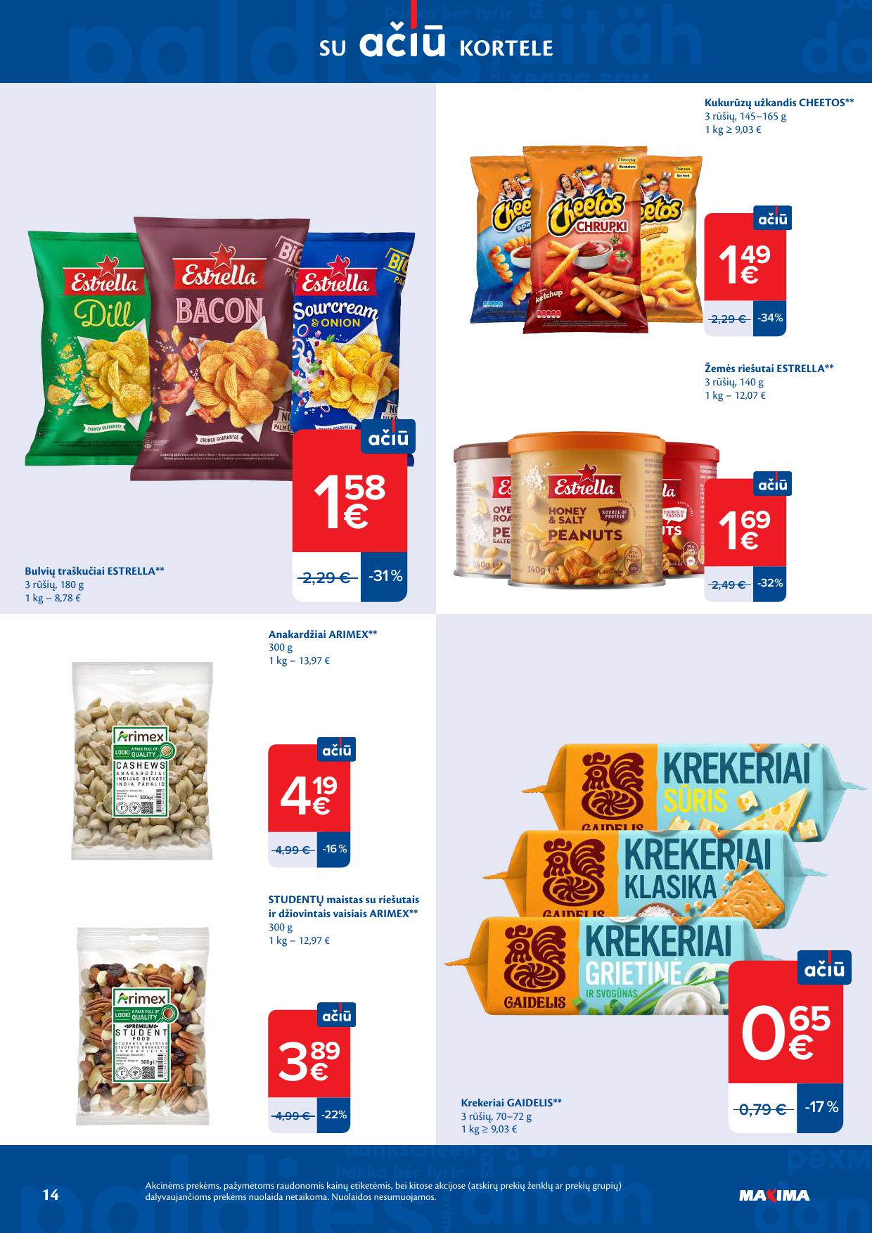Naujausias MAXIMA kaininis katalogas 2026.03.10 - 2026.03.16