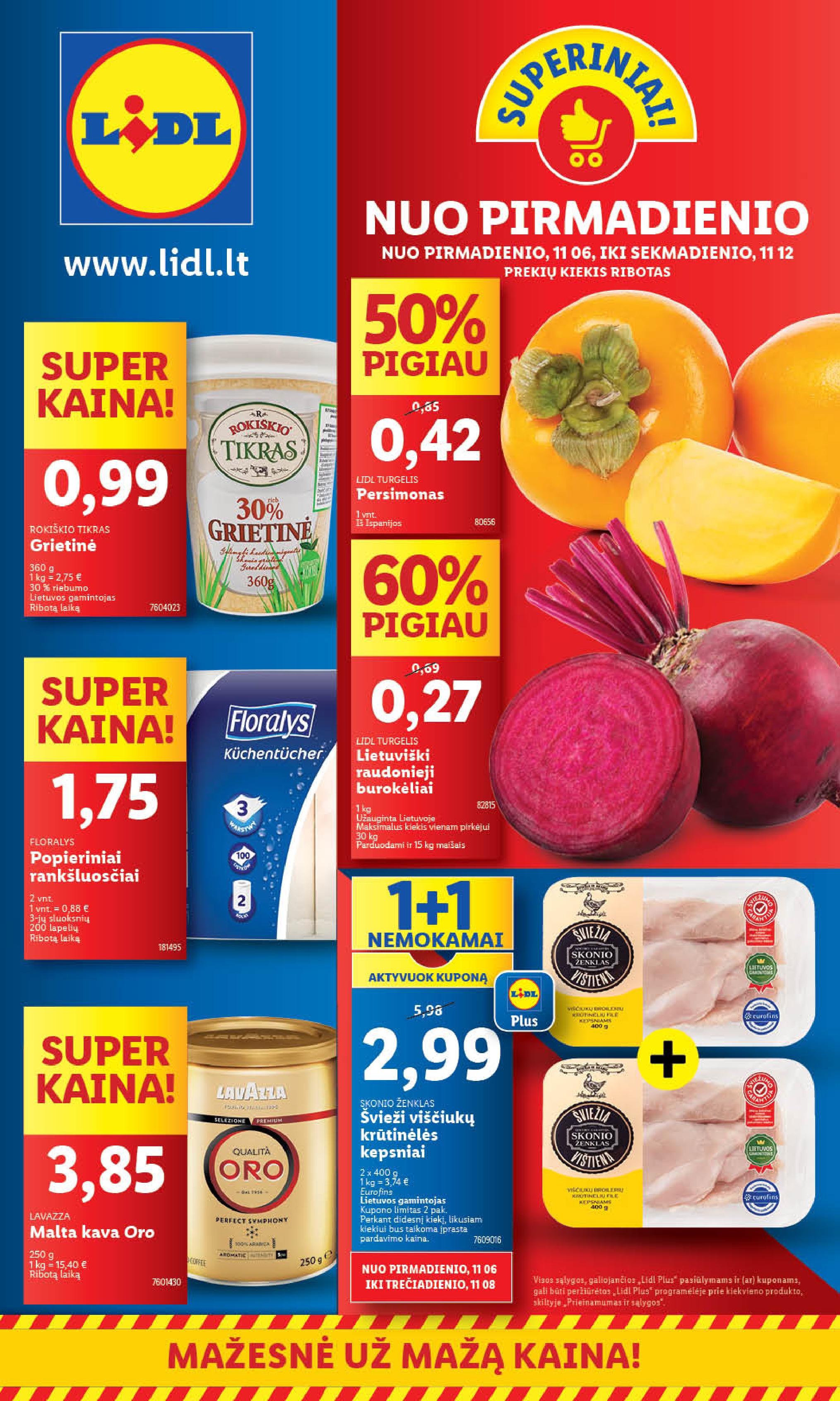 Naujausias LIDL kaininis katalogas 2023.11.06 - 2023.11.12