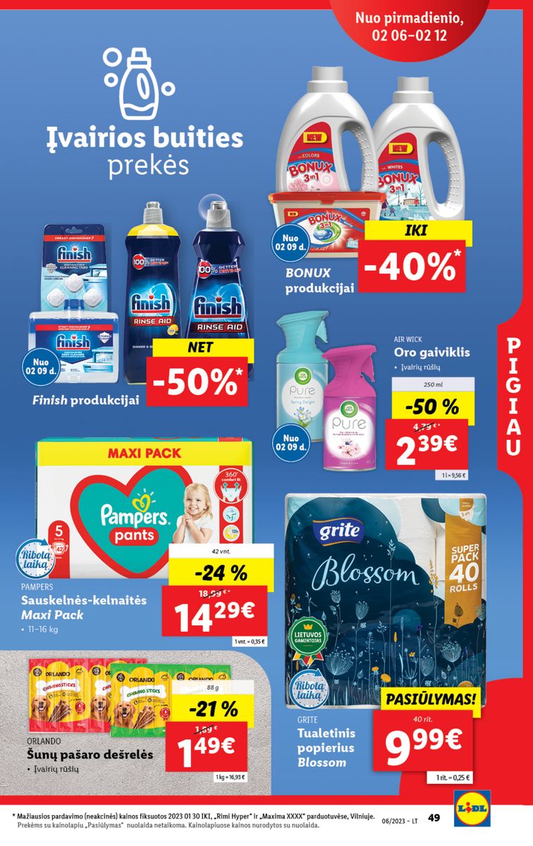 Naujausias LIDL kaininis katalogas 2023.02.06 - 2023.02.12