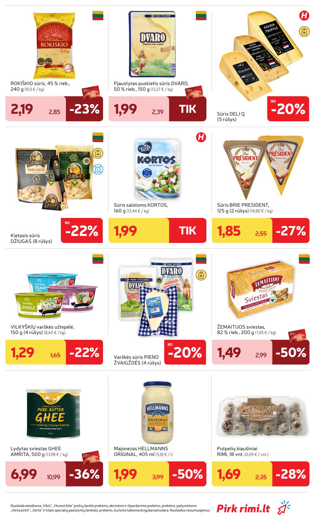 Naujausias RIMI kaininis katalogas 2026.01.20 - 2026.01.26