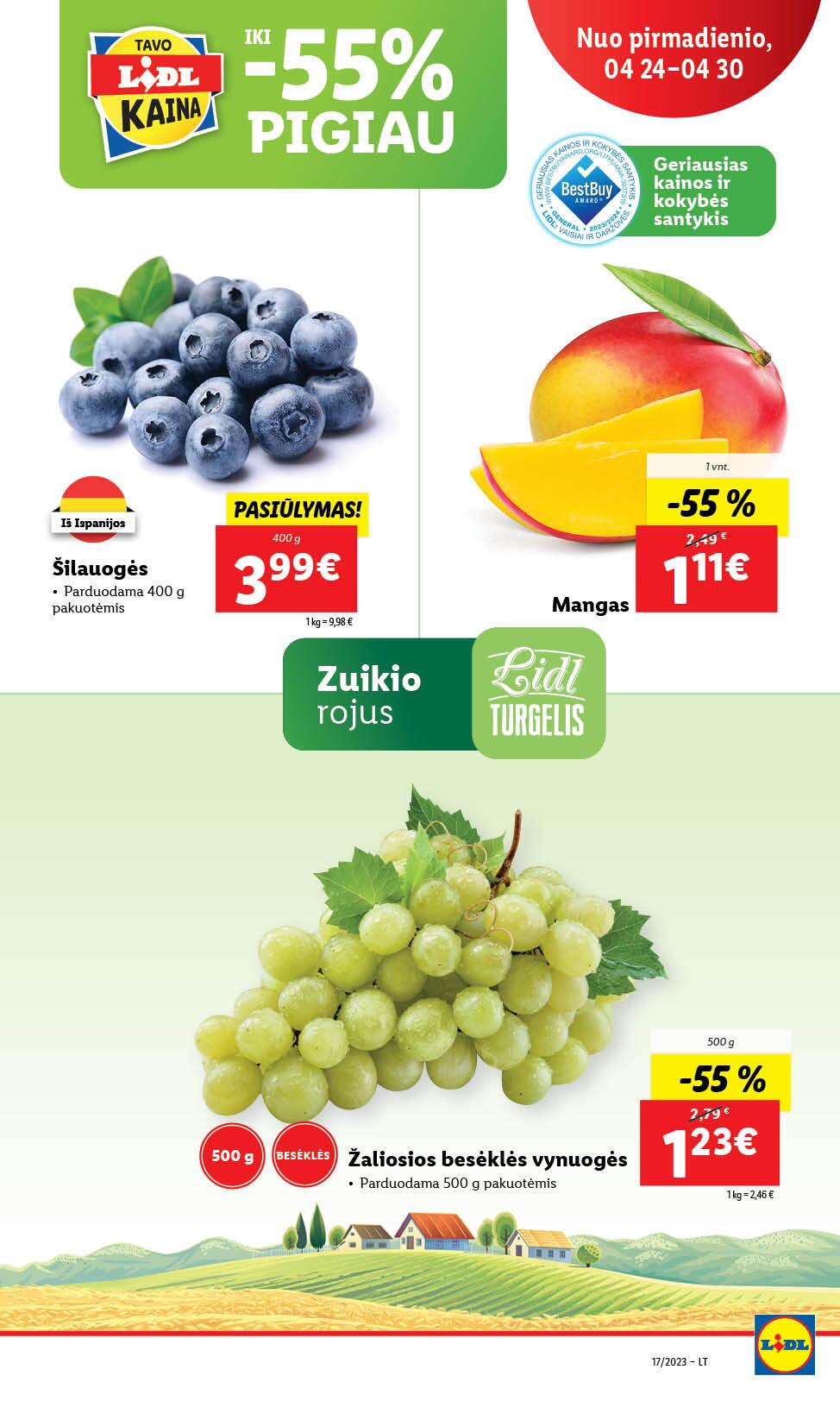Naujausias LIDL kaininis katalogas 2023.04.24 - 2023.04.30