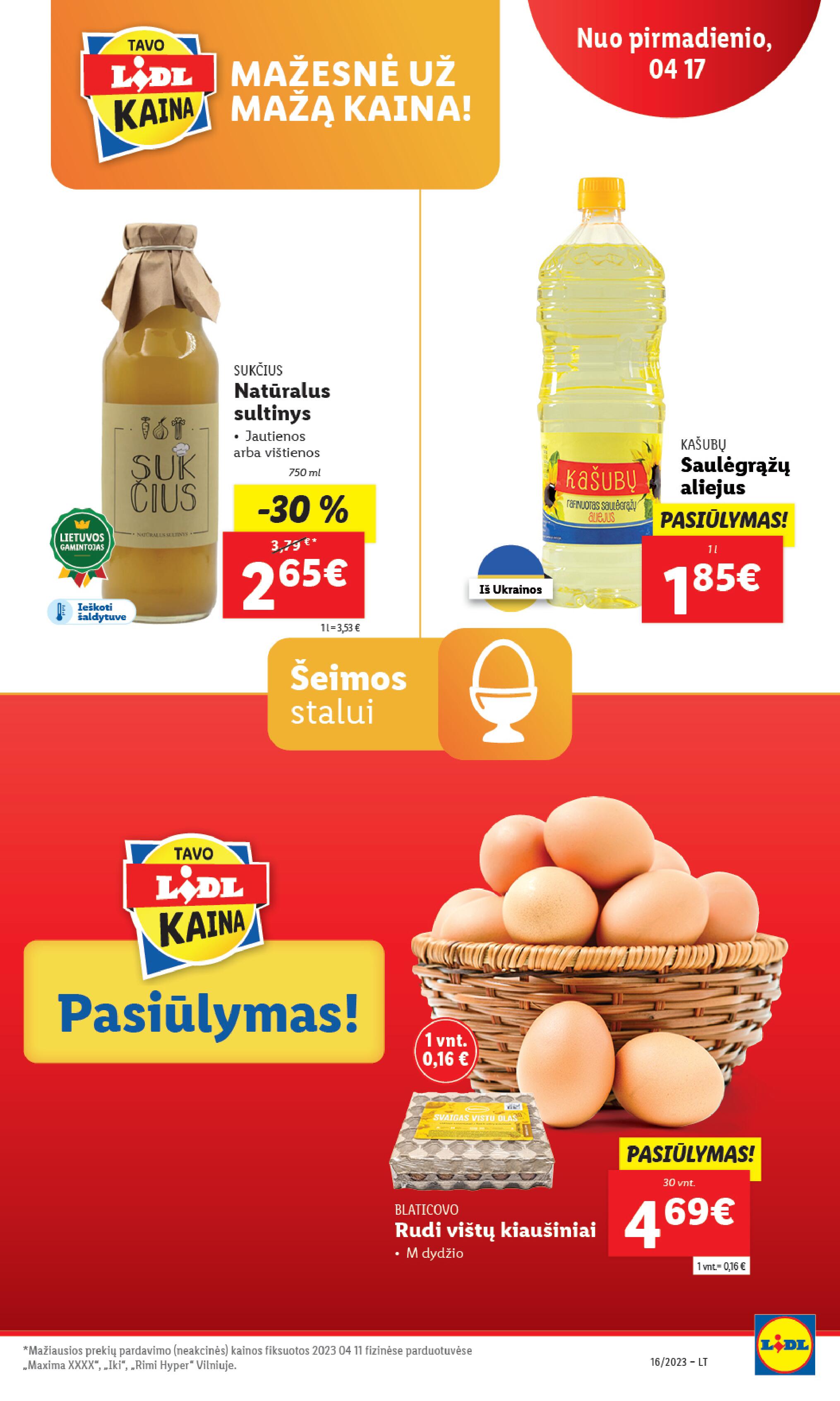 Naujausias LIDL kaininis katalogas 2023.04.17 - 2023.04.23