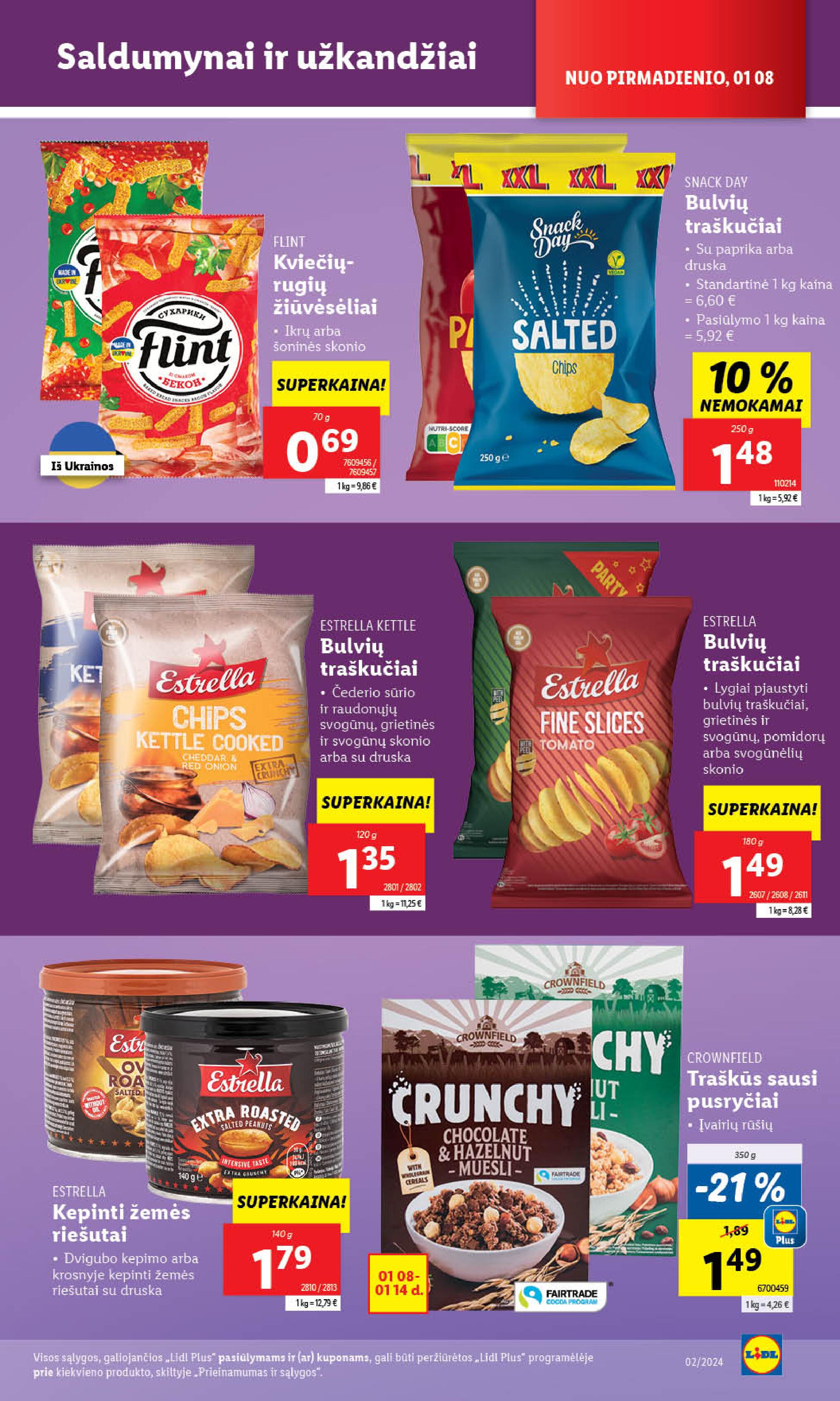 Naujausias LIDL kaininis katalogas 2024.01.08 - 2024.01.14