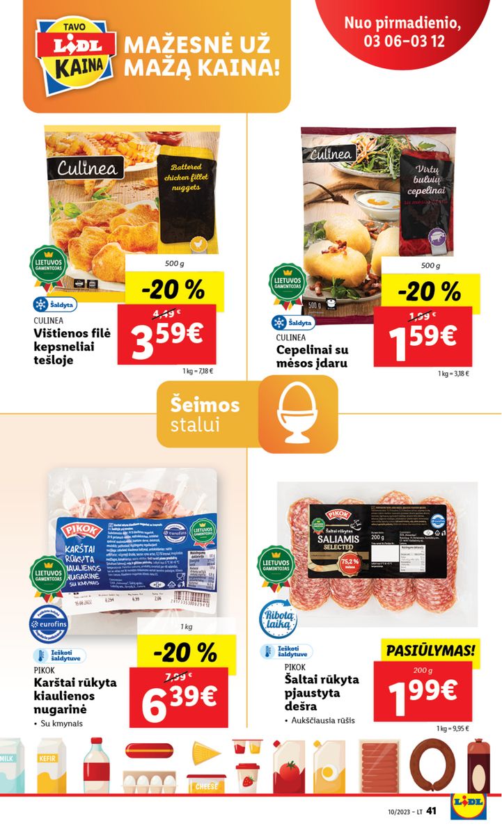 Naujausias LIDL kaininis katalogas 2023.03.06 - 2023.03.12