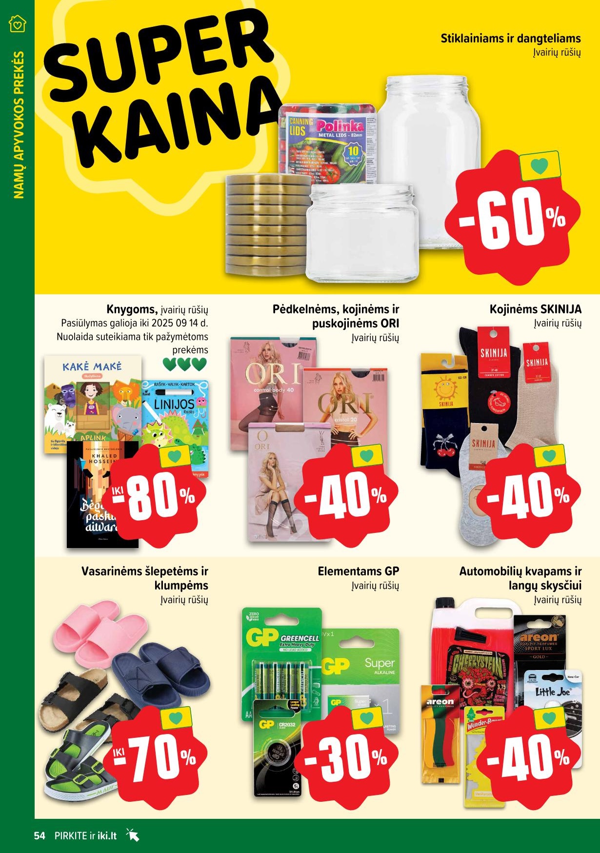 Naujausias IKI kaininis katalogas 2025.08.18 - 2025.08.24