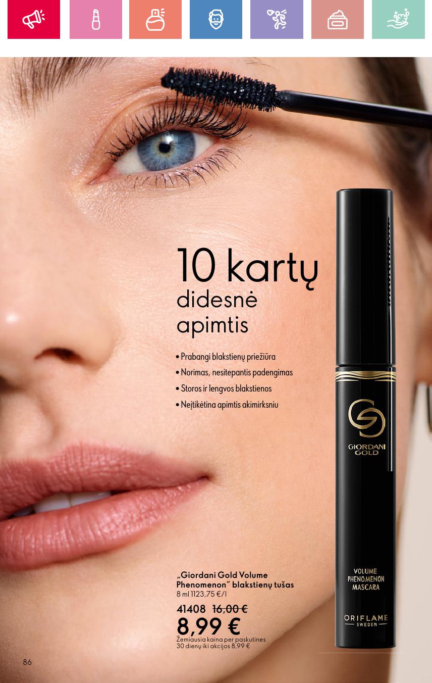 ORIFLAME katalogas galioja 2025.08.03 - 2025.08.23