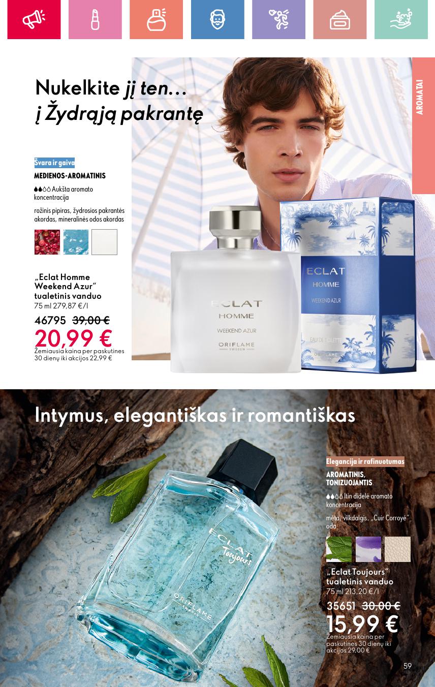 ORIFLAME katalogas galioja 2025.08.03 - 2025.08.23
