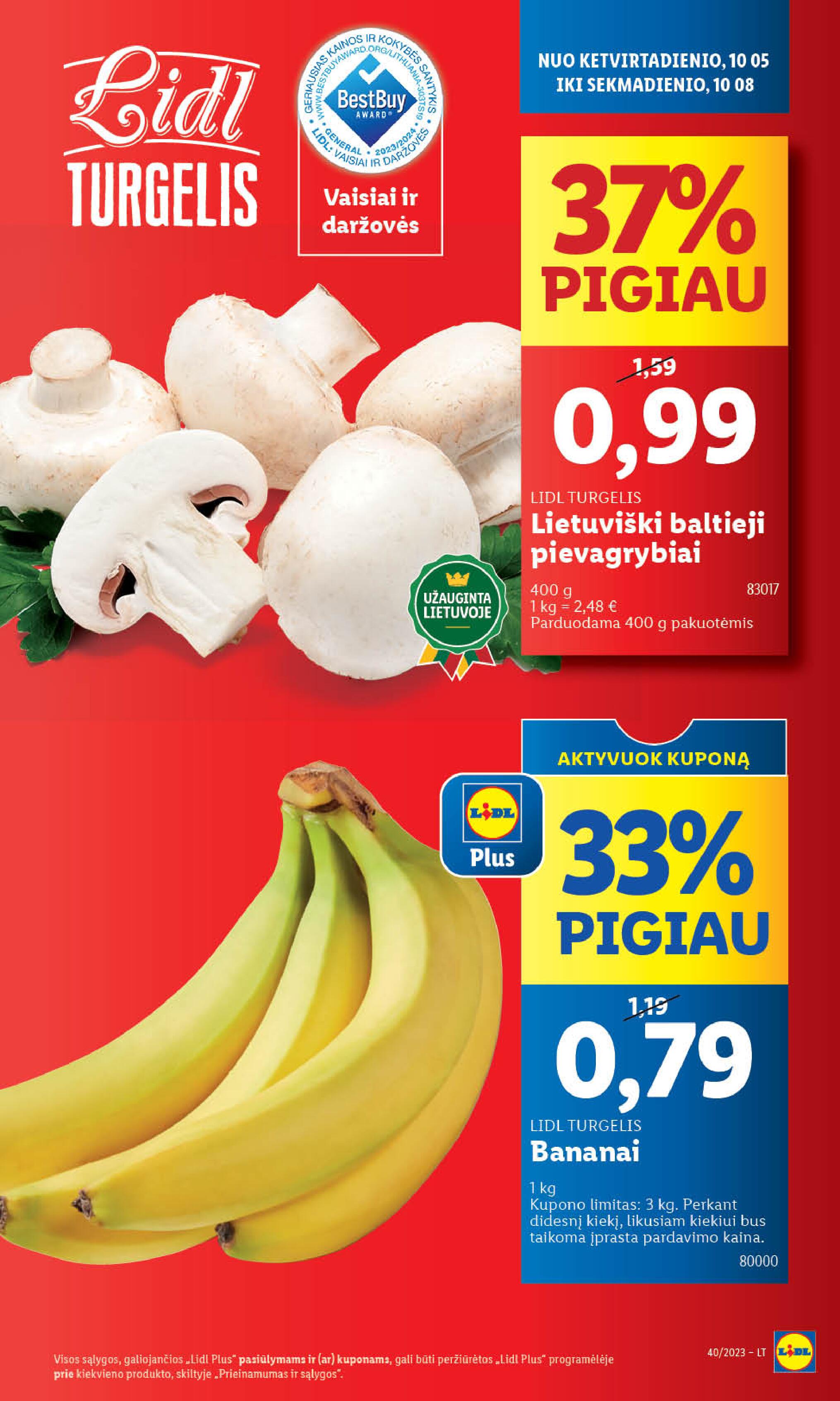 Naujausias LIDL kaininis katalogas 2023.10.02 - 2023.10.08