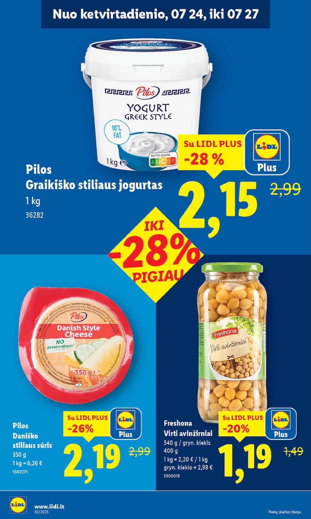 Naujausias LIDL kaininis katalogas 2025.07.21 - 2025.07.27