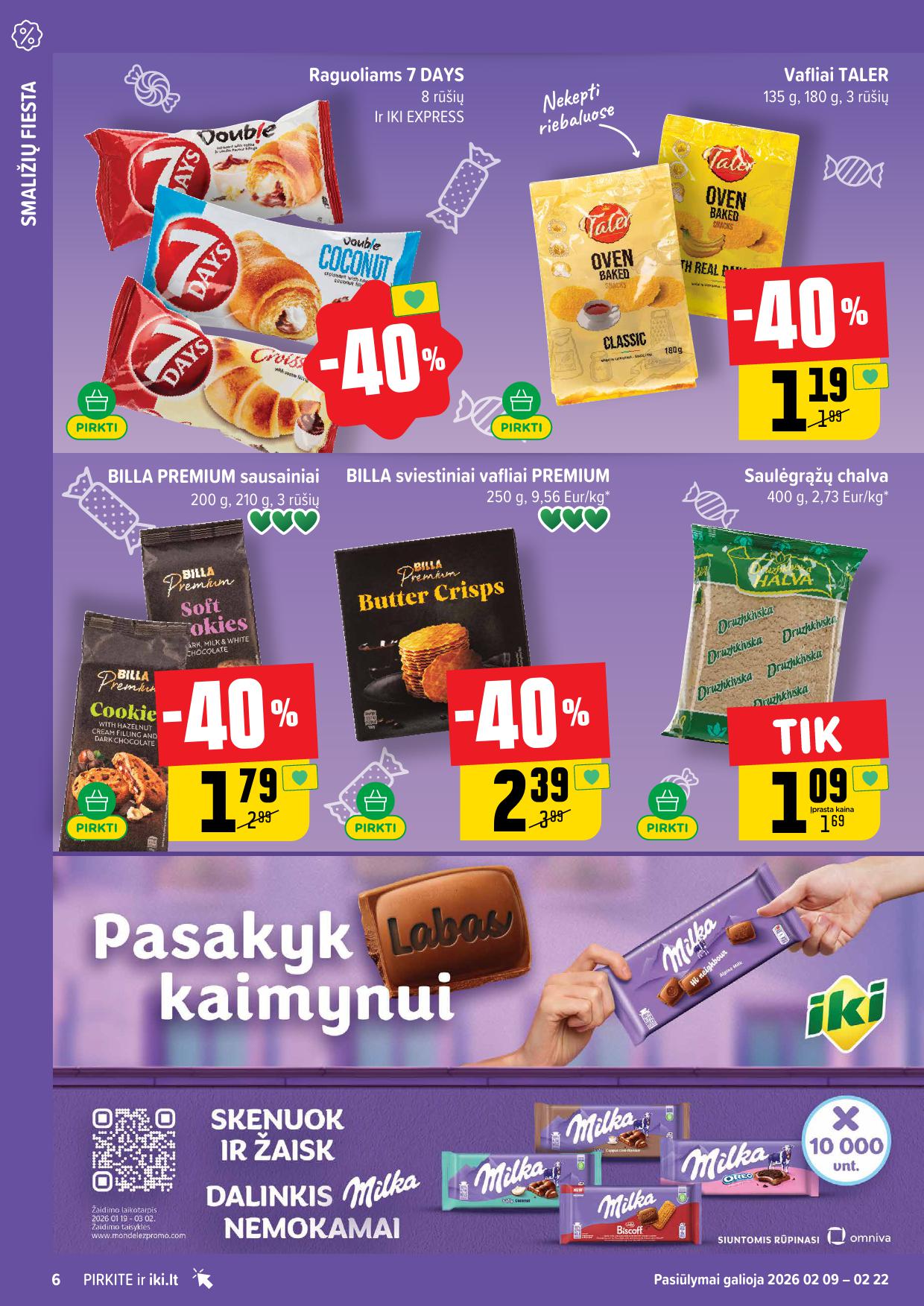 Naujausias IKI kaininis katalogas 2026.02.09 - 2026.02.15