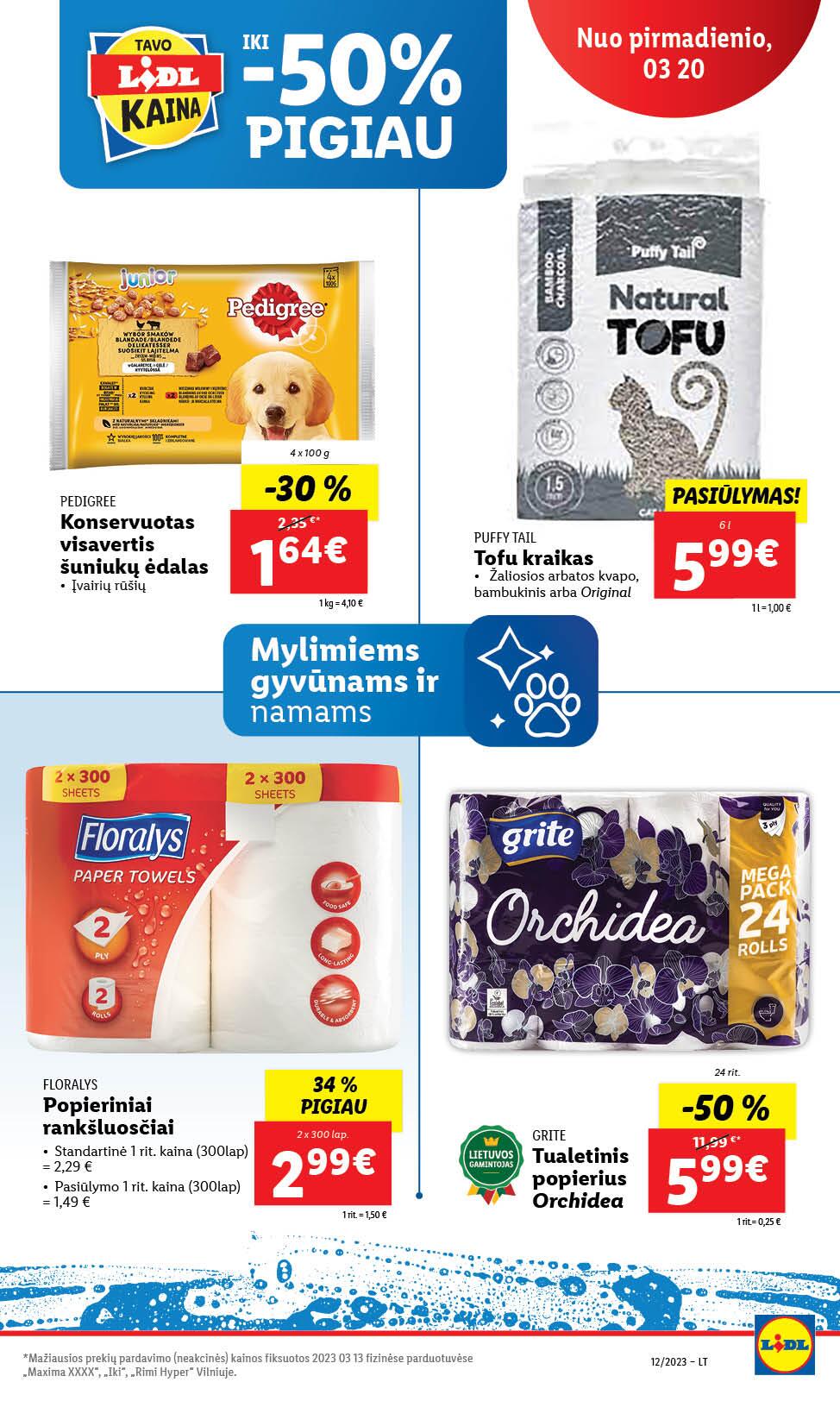 Naujausias LIDL kaininis katalogas 2023.03.20 - 2023.03.26