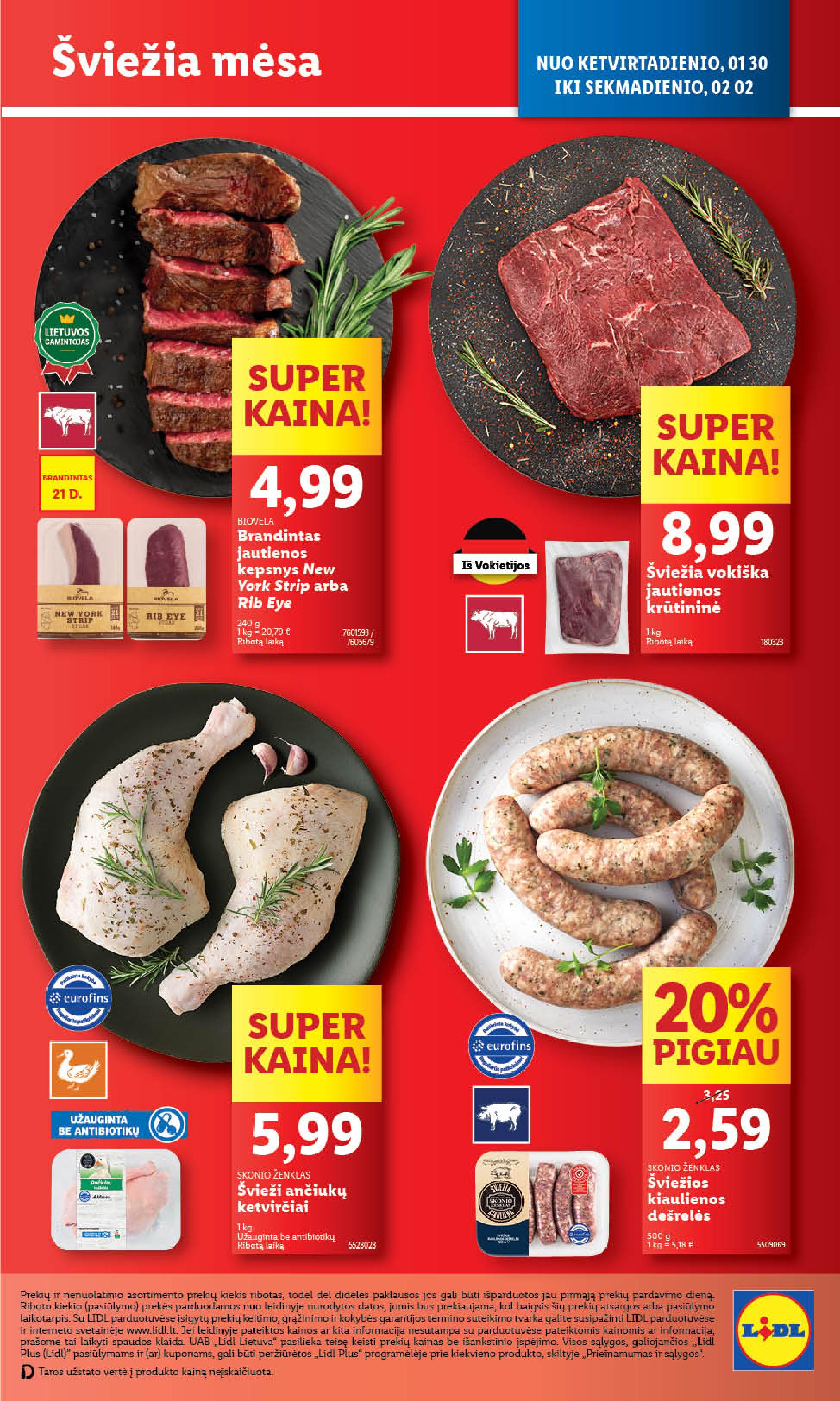 Naujausias LIDL kaininis katalogas 2025.01.27 - 2025.02.02