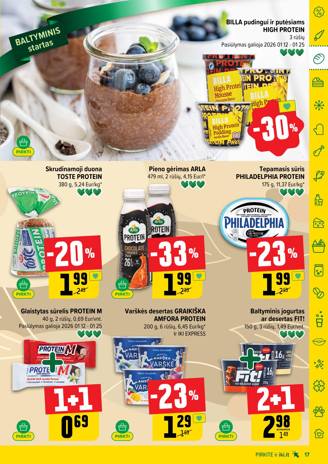 Naujausias IKI kaininis katalogas 2026.01.12 - 2026.01.18