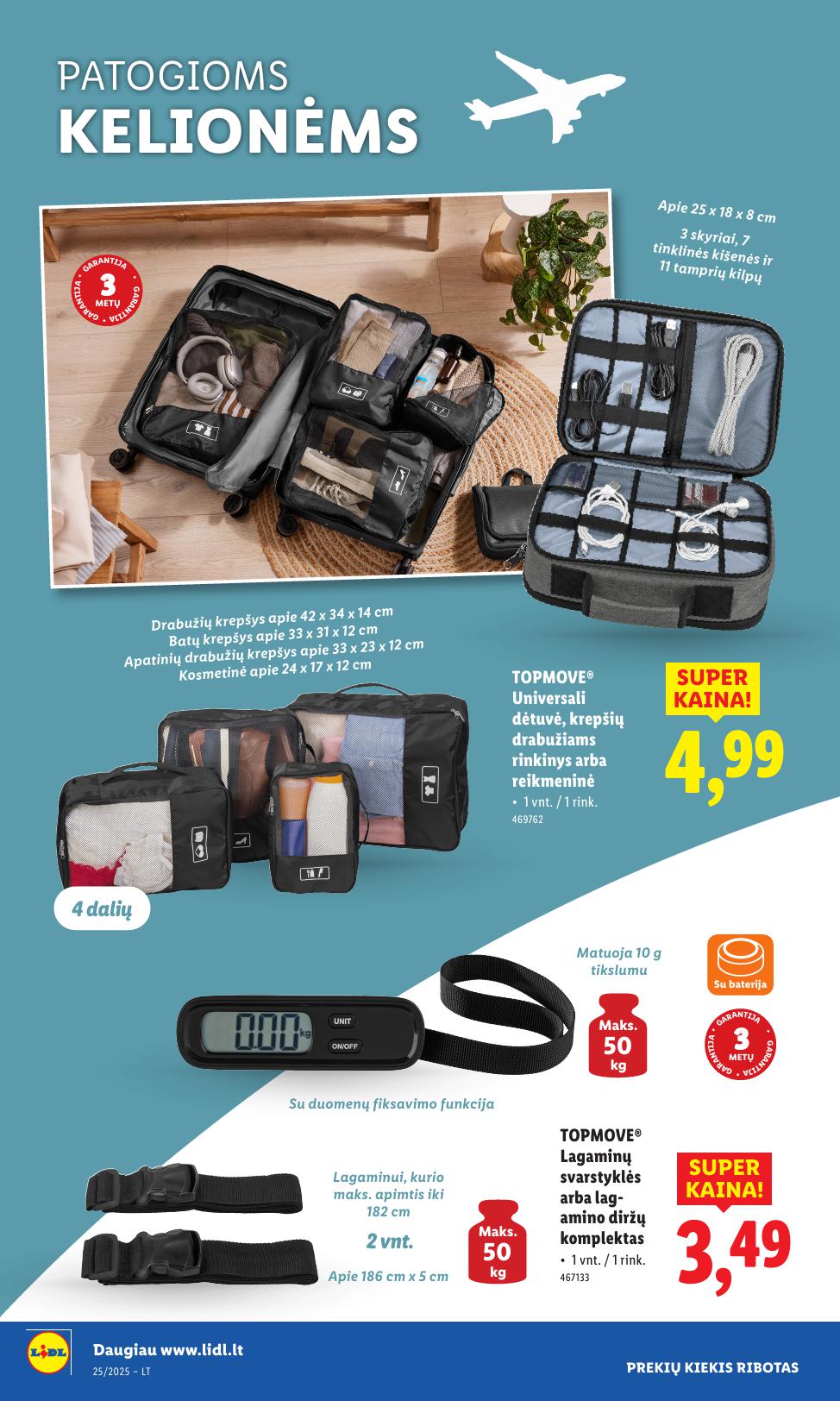LIDL ne maisto prekių leidinys 2025.06.16 - 2025.06.22