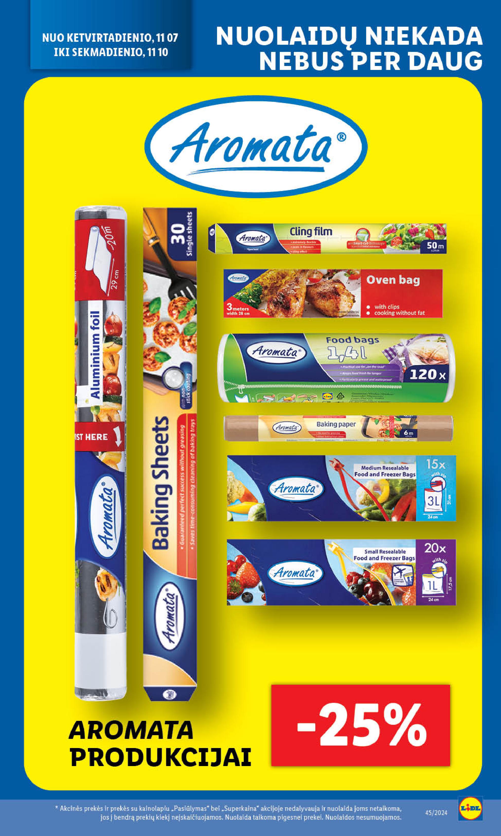 Naujausias LIDL kaininis katalogas 2024.11.04 - 2024.11.10
