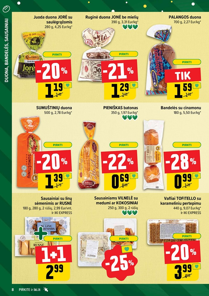 Naujausias IKI kaininis katalogas 2024.12.30 - 2025.01.05