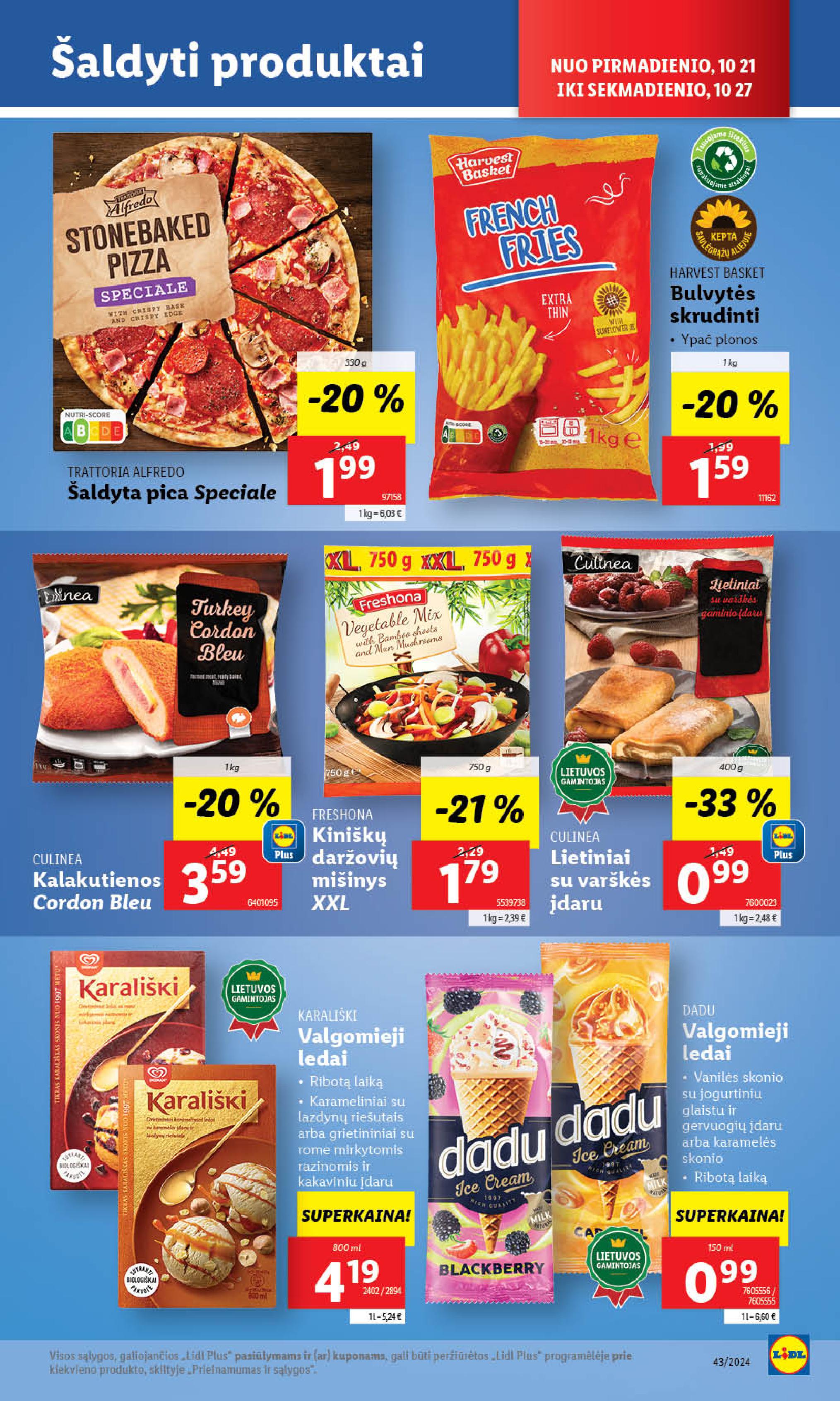 Naujausias LIDL kaininis katalogas 2024.10.21 - 2024.10.27