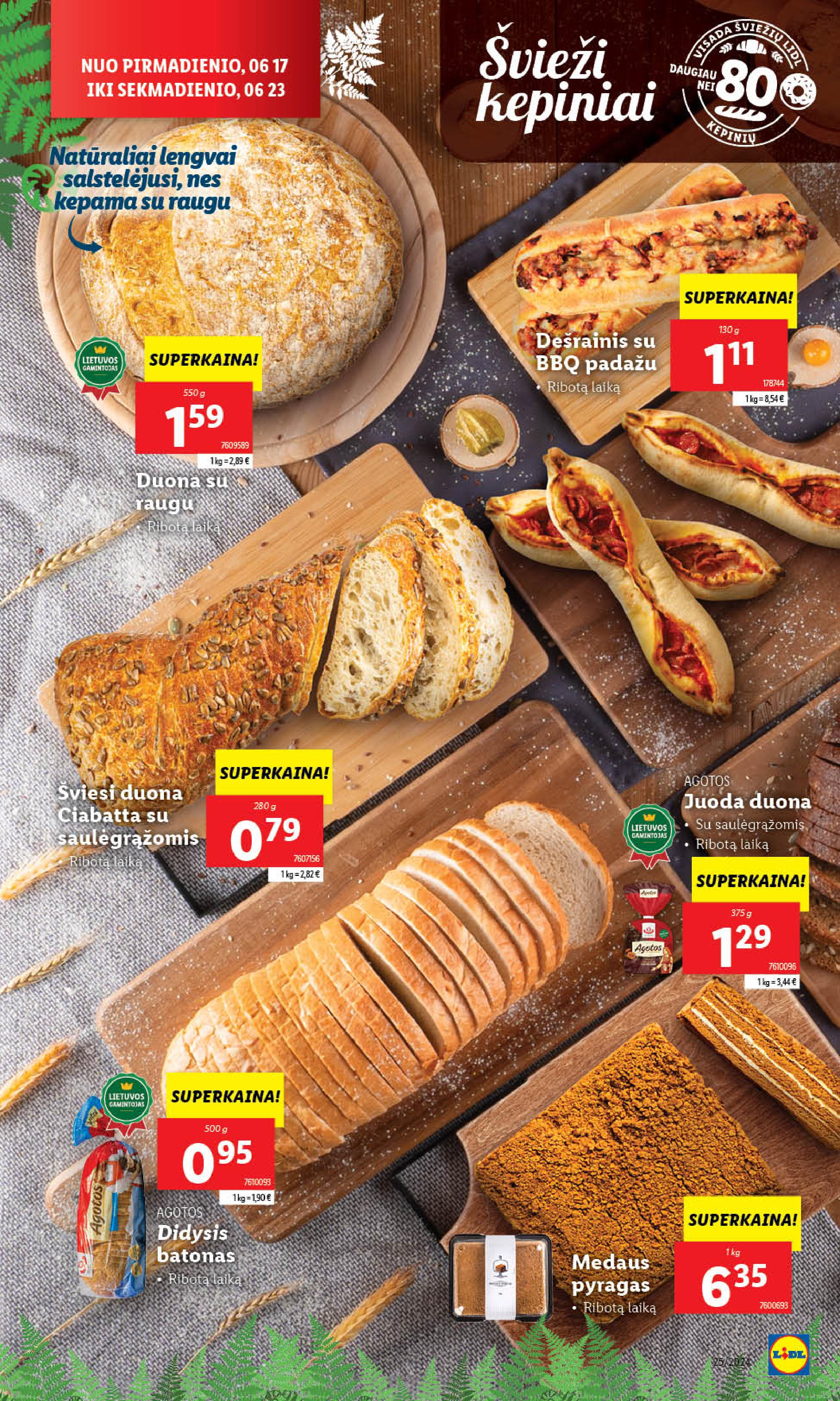 Naujausias LIDL kaininis katalogas 2024.06.17 - 2024.06.23