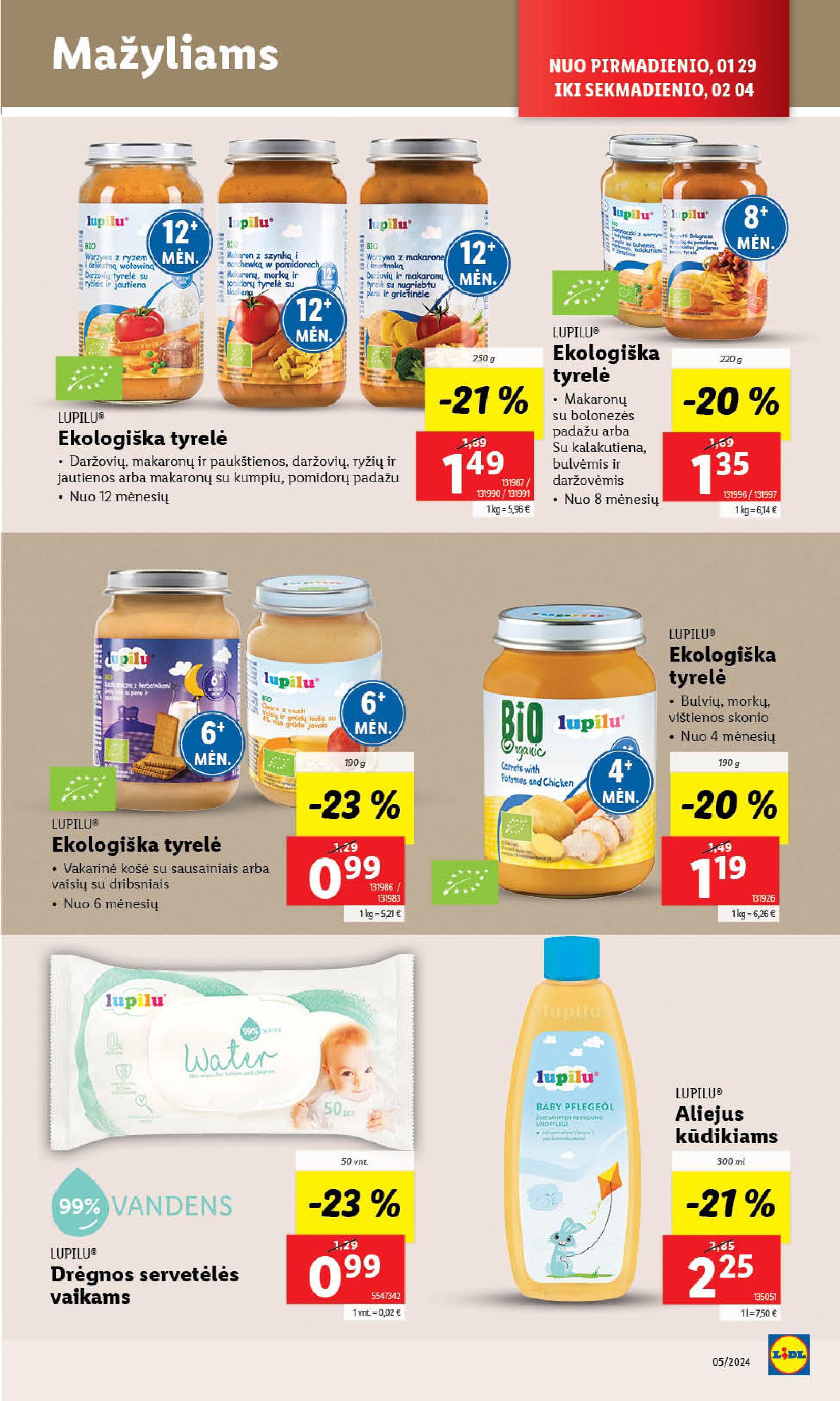 Naujausias LIDL kaininis katalogas 2024.01.29 - 2024.02.04