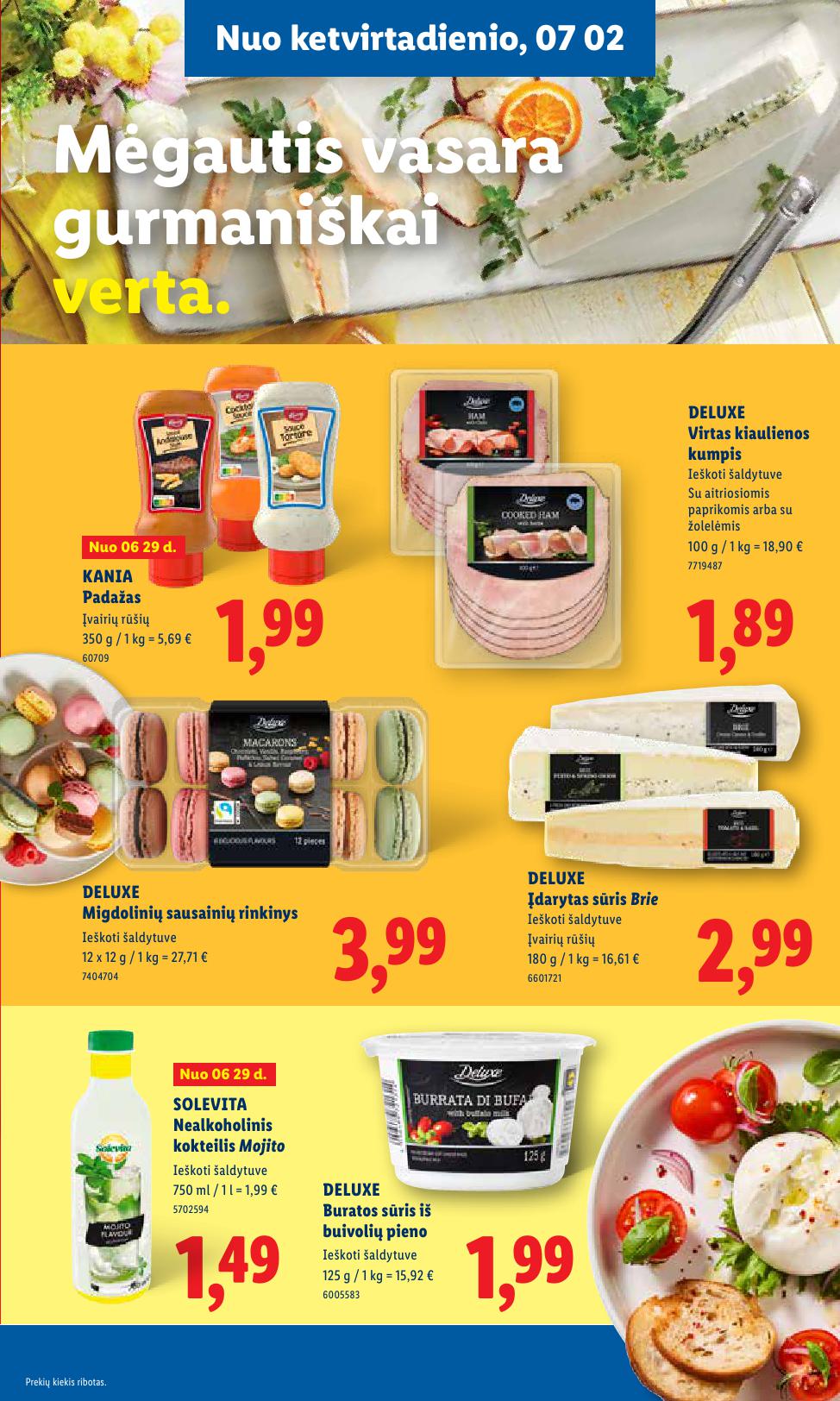 Naujausias LIDL kaininis katalogas 2026.06.29 - 2026.07.05