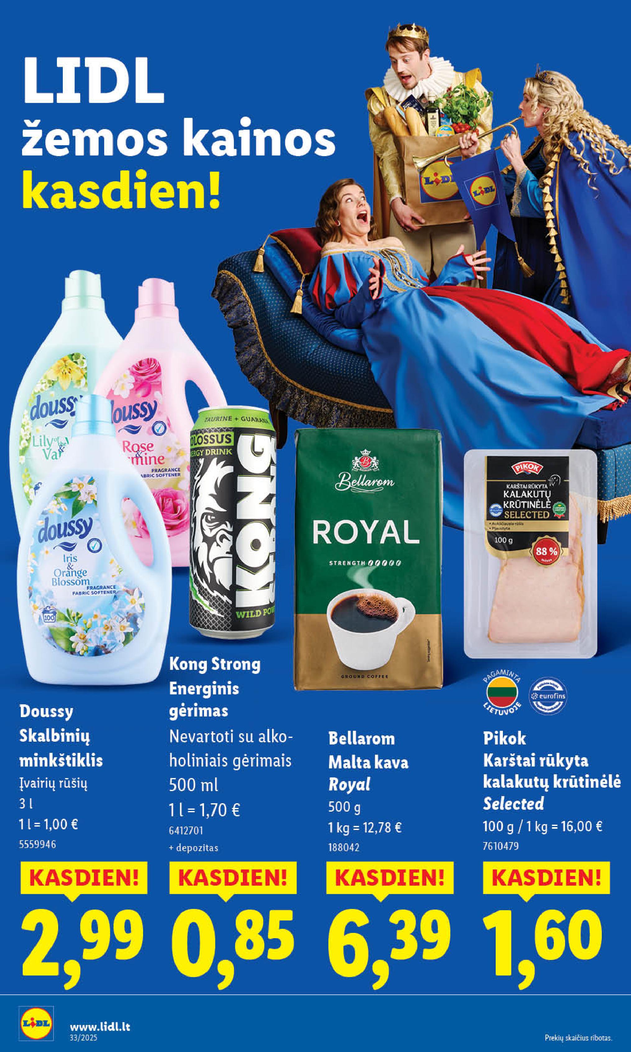 Naujausias LIDL kaininis katalogas 2025.08.11 - 2025.08.17