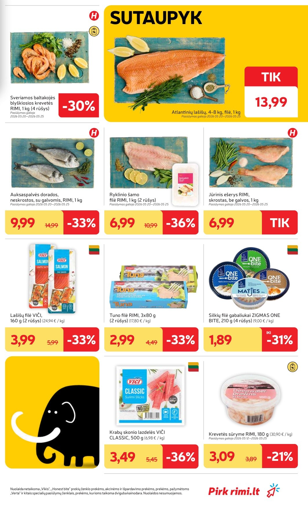 Naujausias RIMI kaininis katalogas 2026.05.19 - 2026.05.25