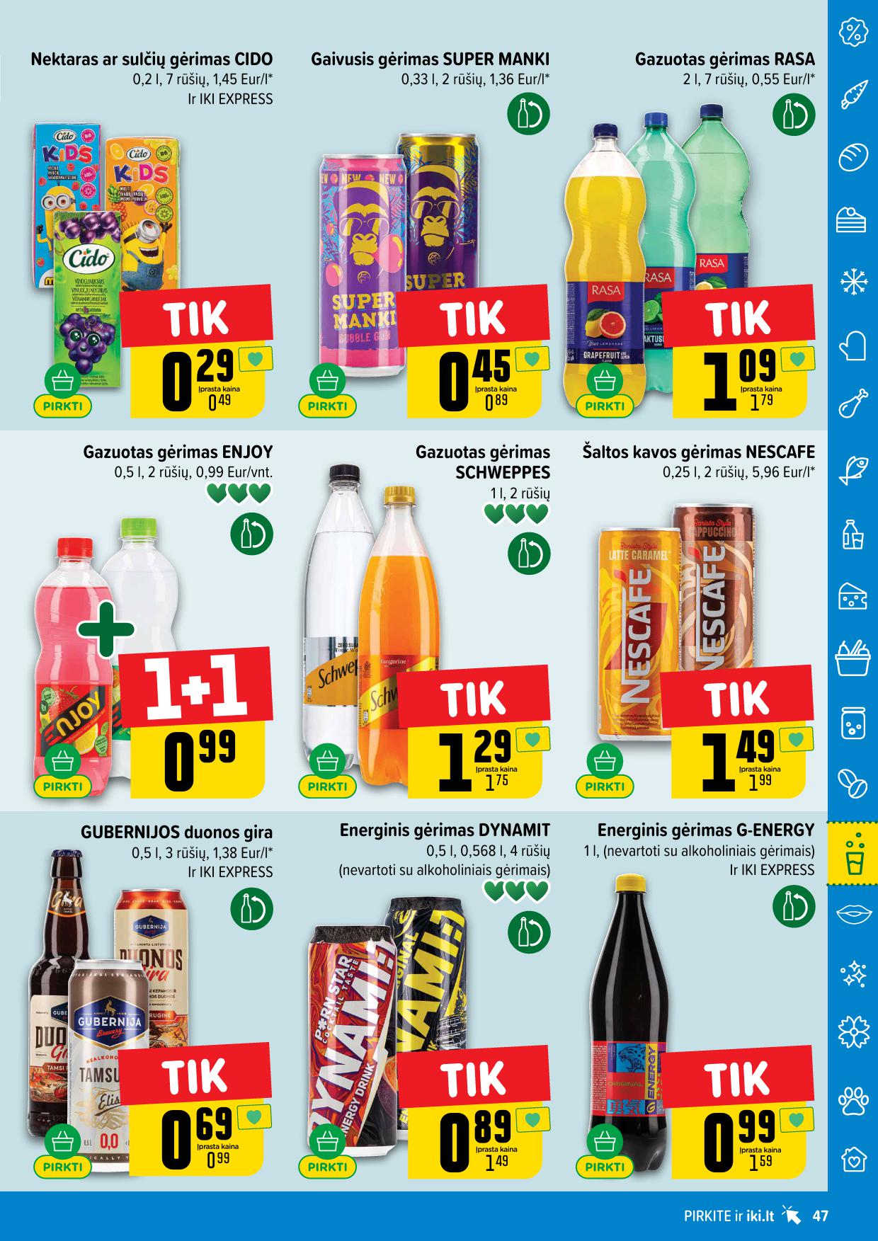 IKI SAVAITĖLĖ akcijų ir nuolaidų leidinys Nr.29 2025.07.14 - 2025.07.20