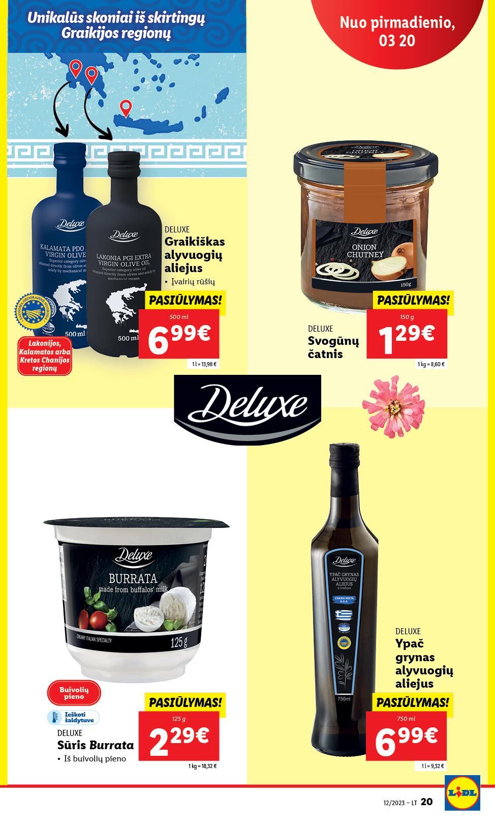 Naujausias LIDL kaininis katalogas 2023.03.20 - 2023.03.26