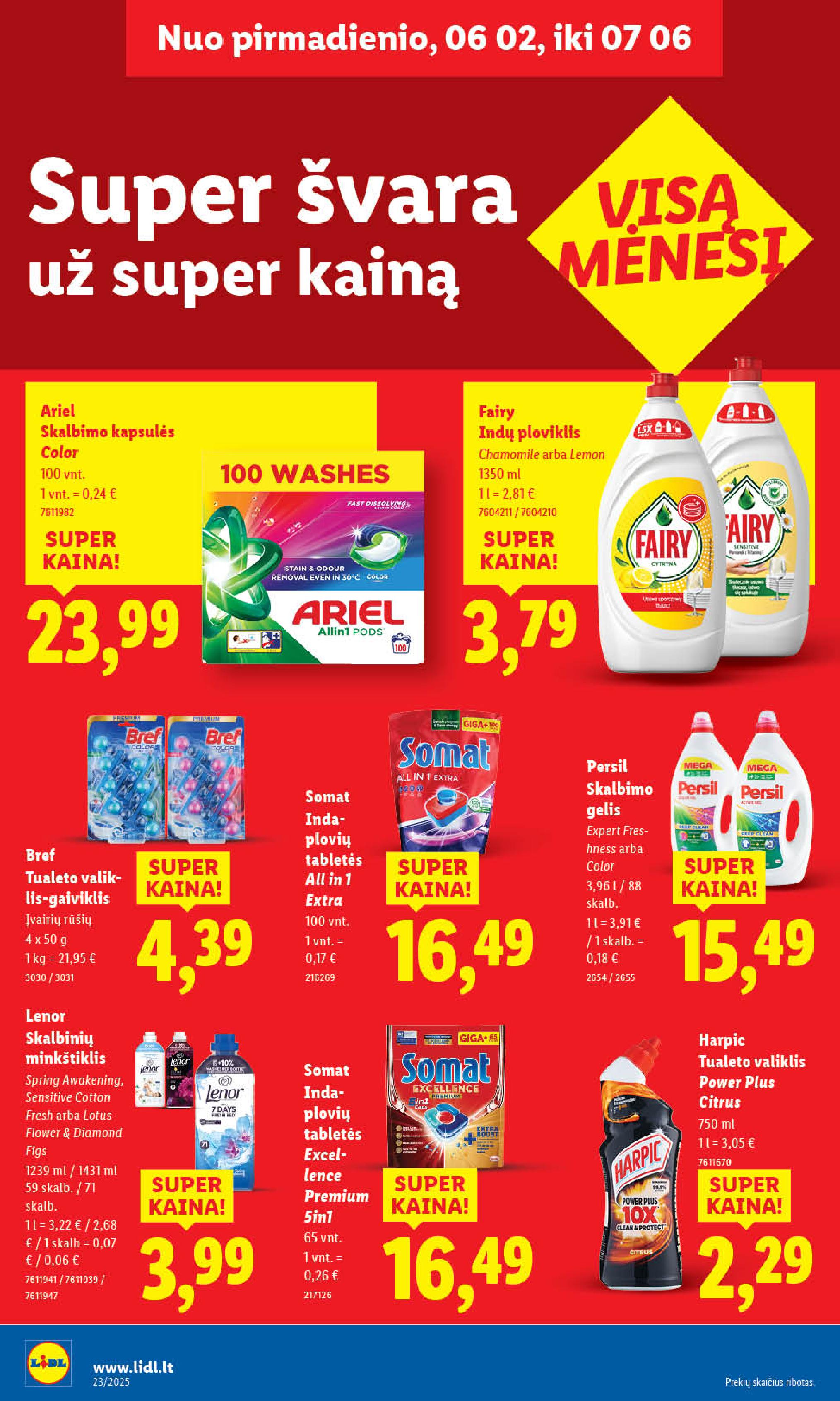 Naujausias LIDL kaininis katalogas 2025.06.02 - 2025.06.08