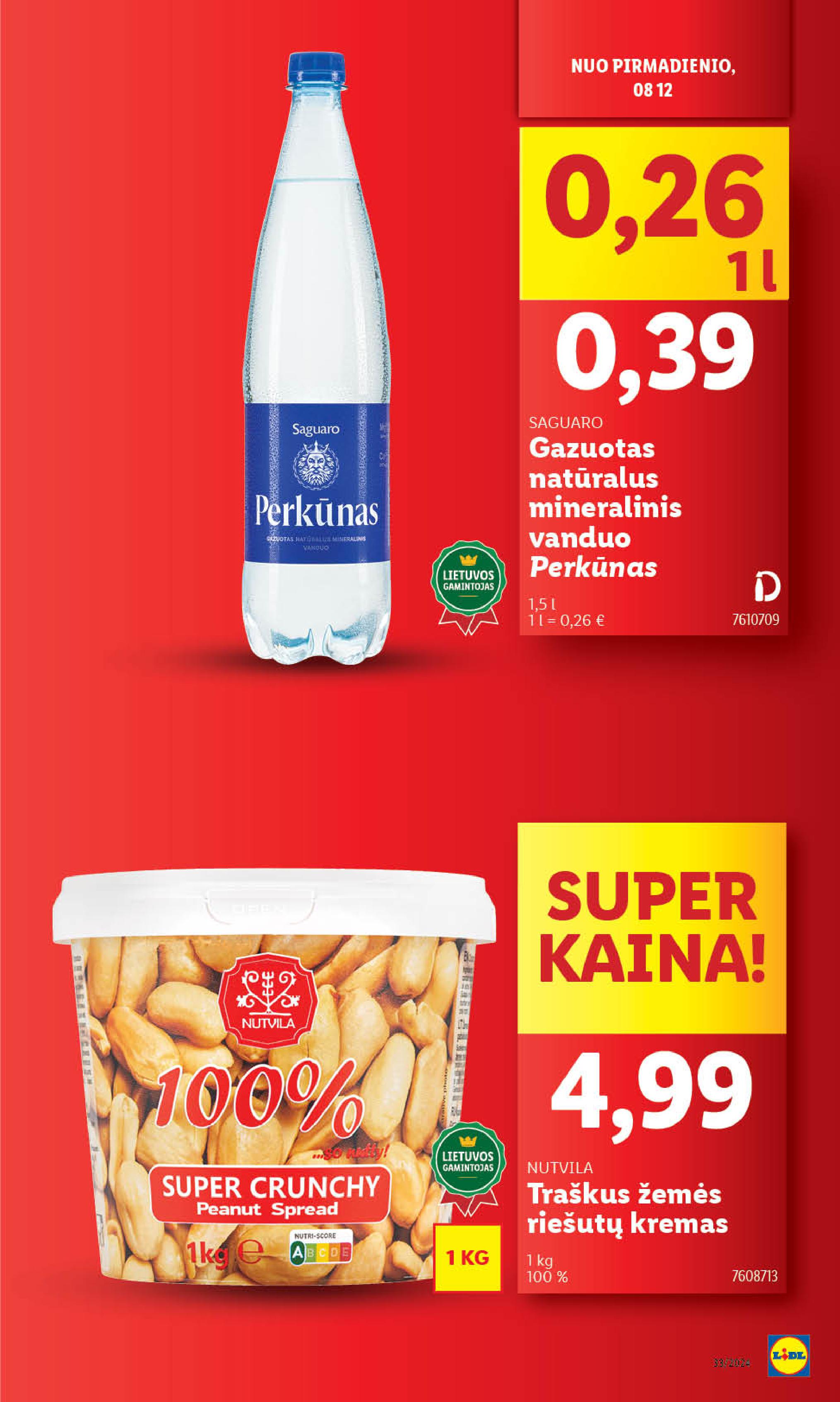 Naujausias LIDL kaininis katalogas 2024.08.12 - 2024.08.18