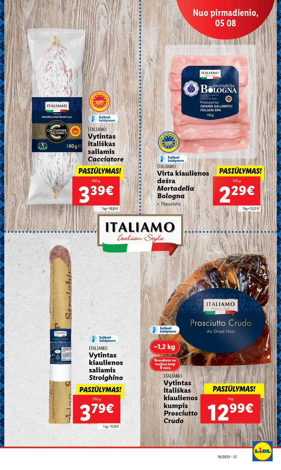 Naujausias LIDL kaininis katalogas 2023.05.08 - 2023.05.14