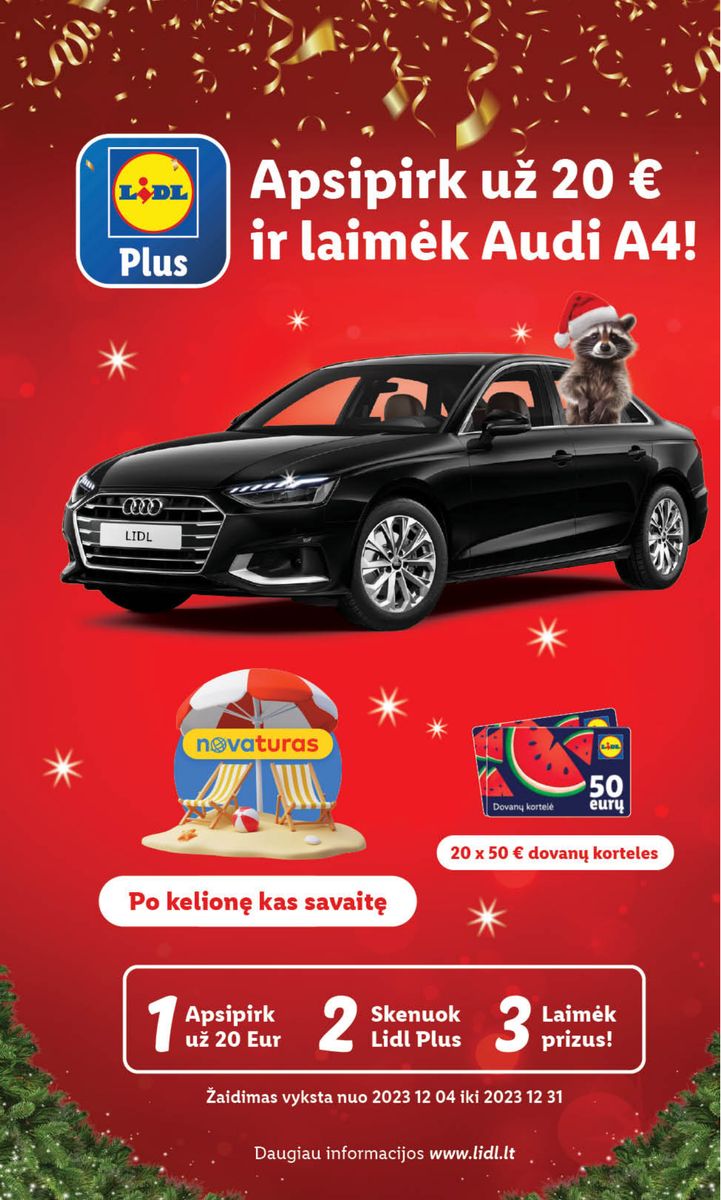 Naujausias LIDL kaininis katalogas 2023.12.26 - 2023.12.31