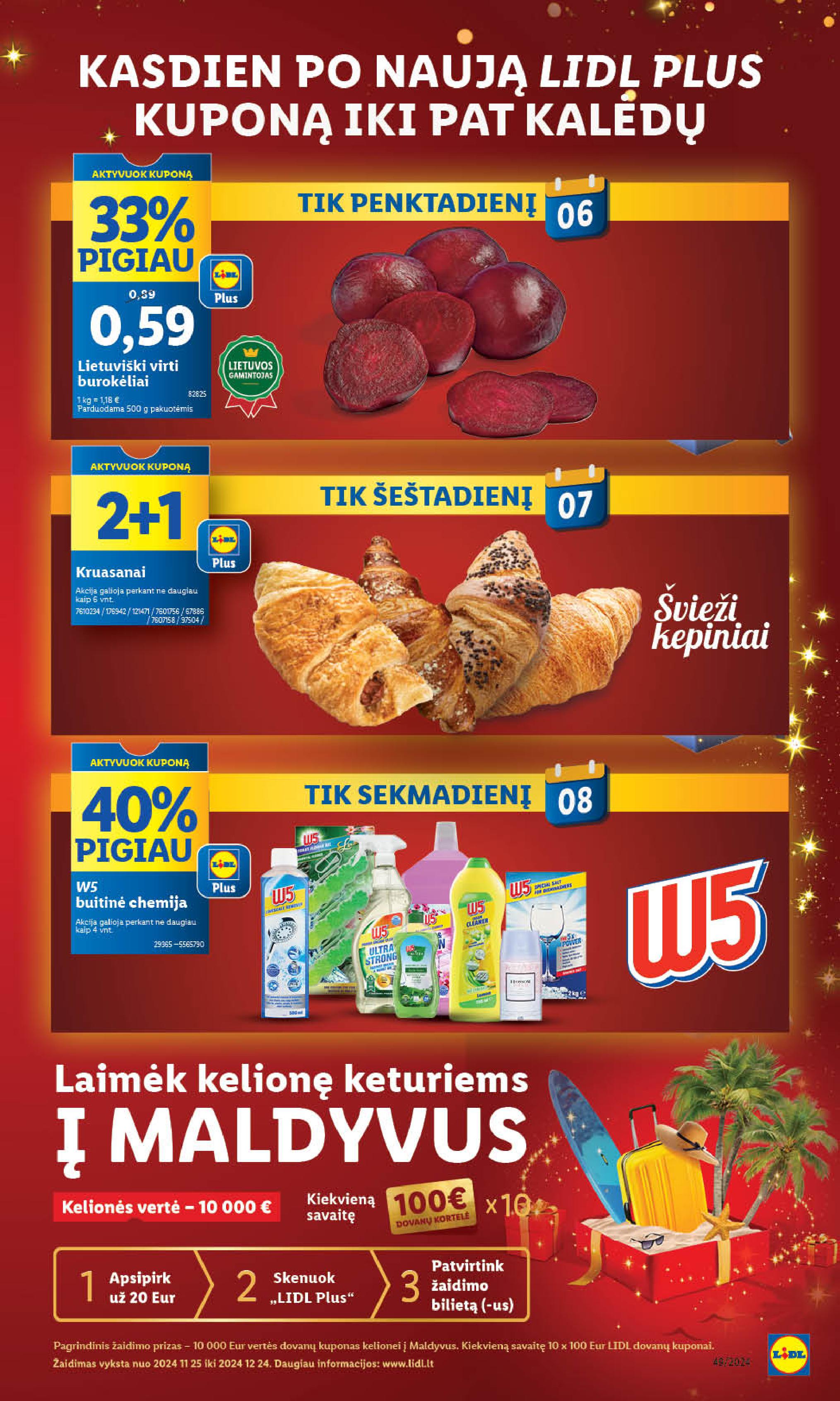 Naujausias LIDL kaininis katalogas 2024.12.02 - 2024.12.08