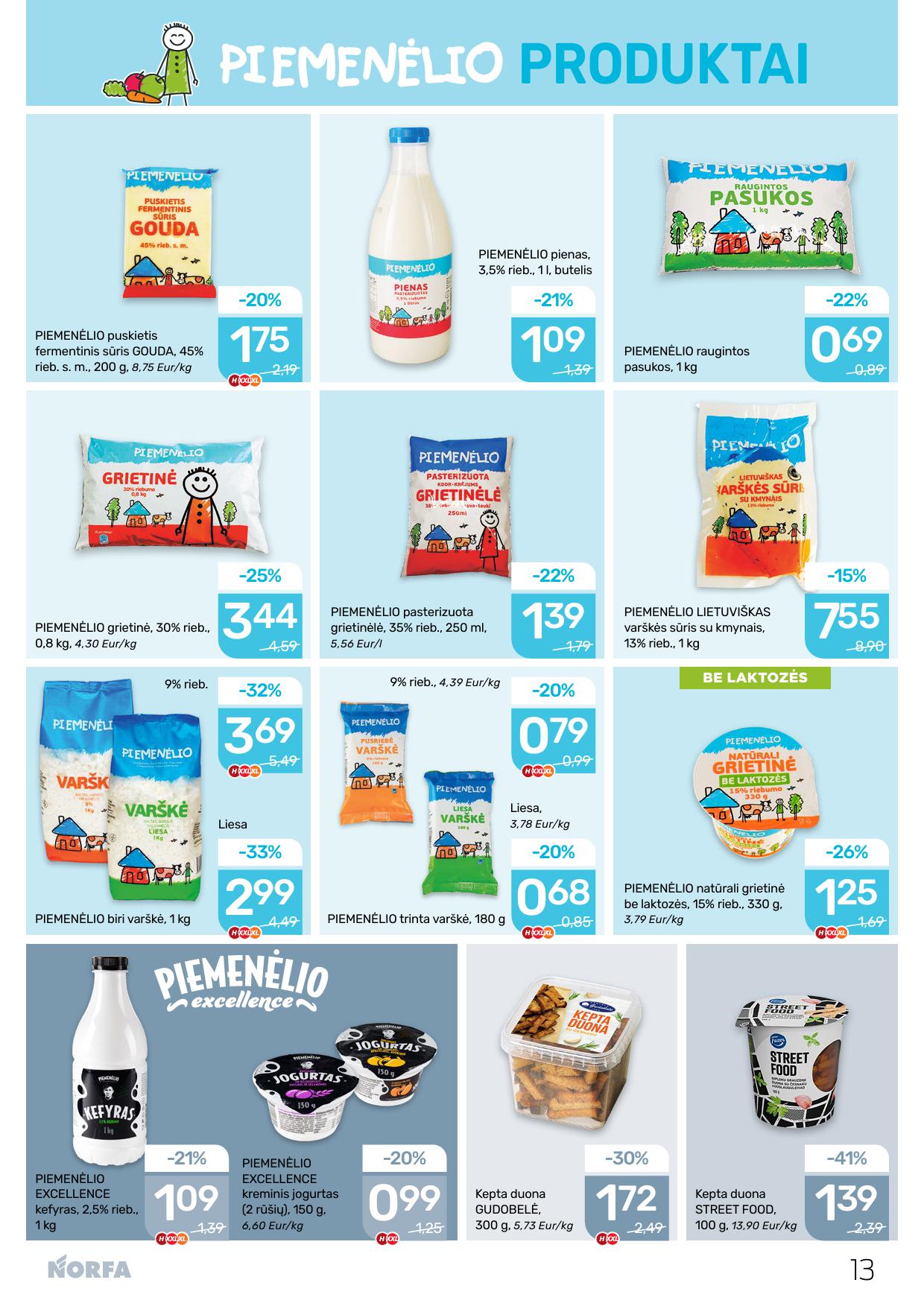 Naujausias NORFA kaininis katalogas 2026.03.05 - 2026.03.18