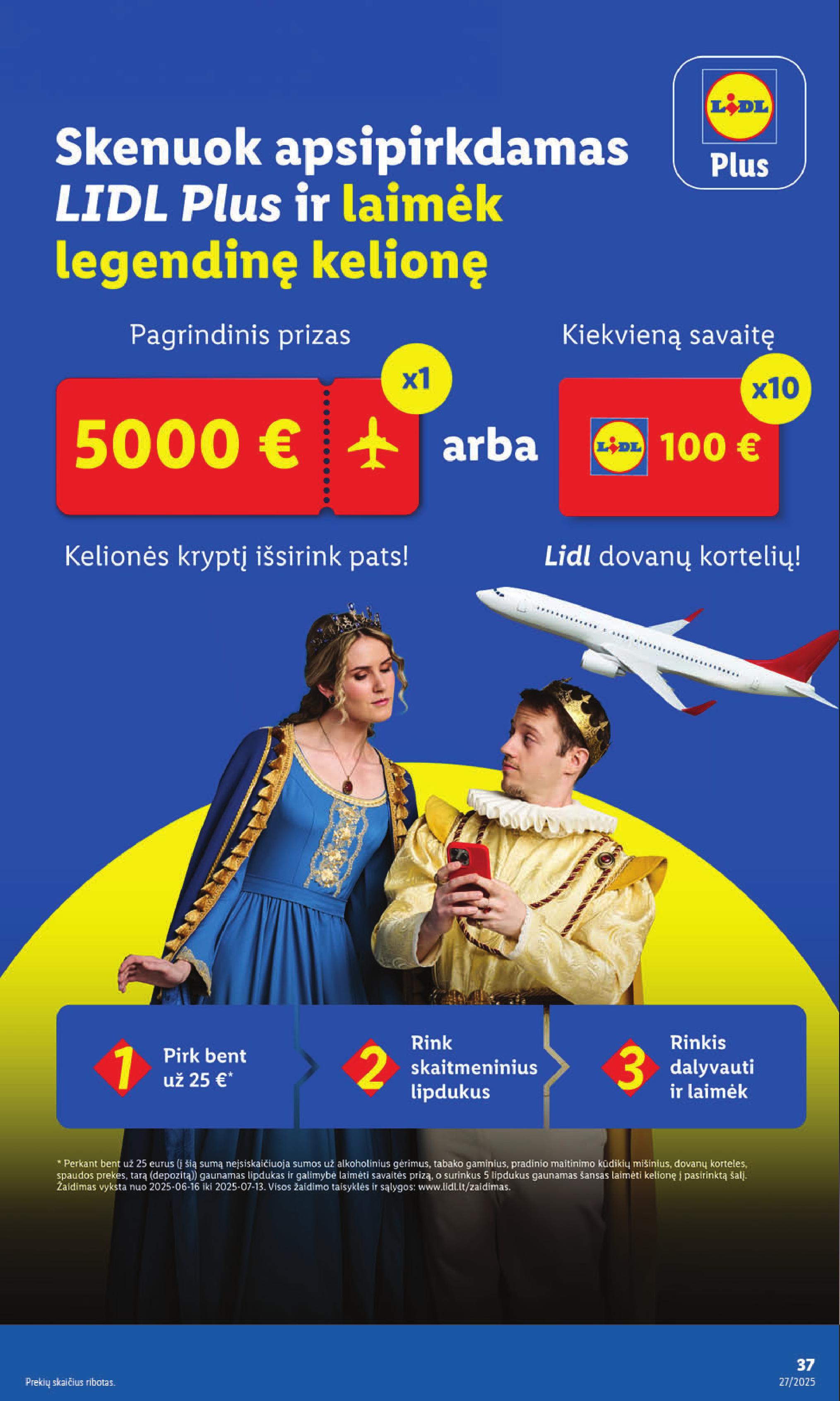 Naujausias LIDL kaininis katalogas 2025.06.30 - 2025.07.06