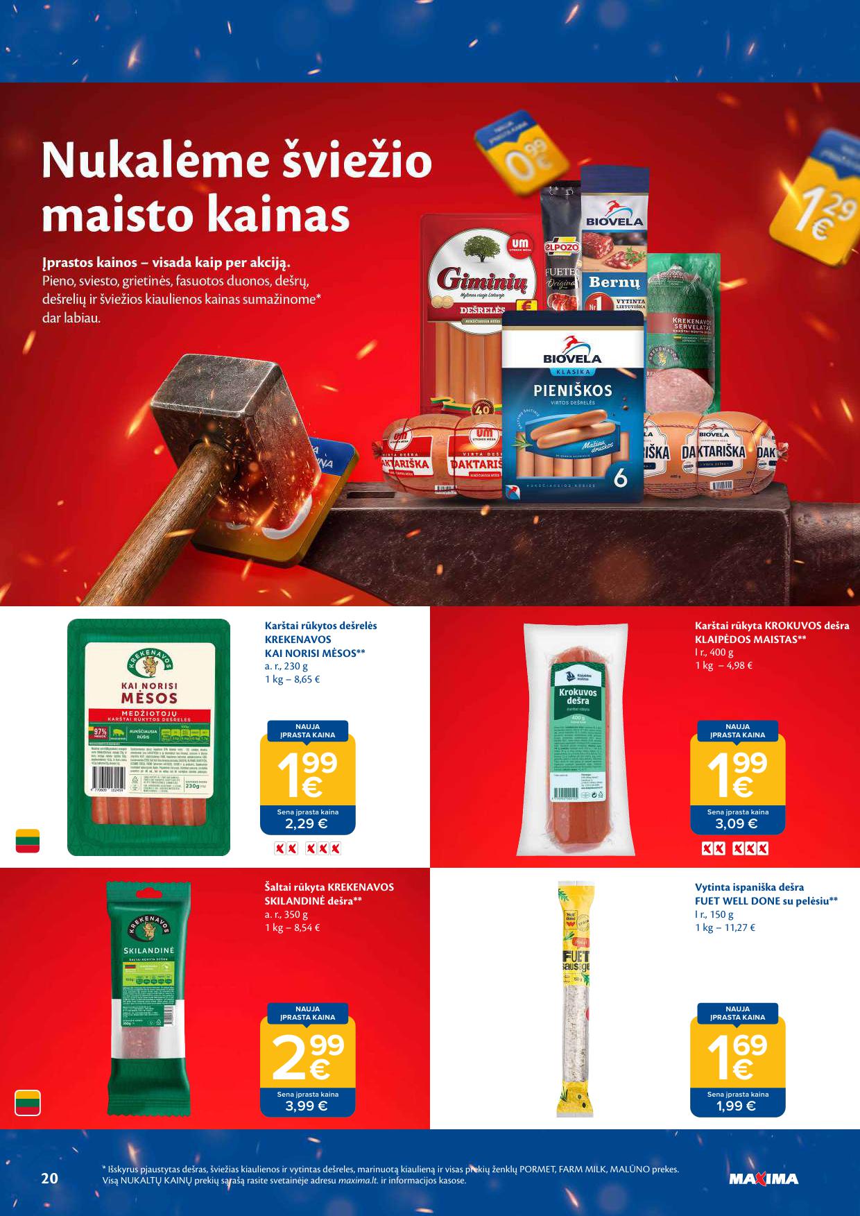 Naujas MAXIMA leidinys Nr.38 nuo 2026.09.15 iki 2026.09.21