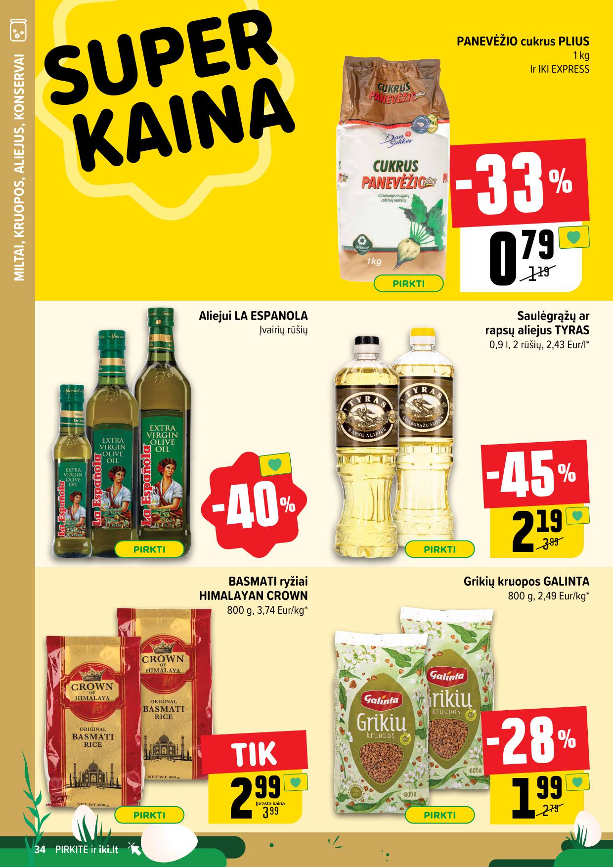IKI SAVAITĖLĖ akcijų ir nuolaidų leidinys Nr.15 2025.04.07 - 2025.04.13