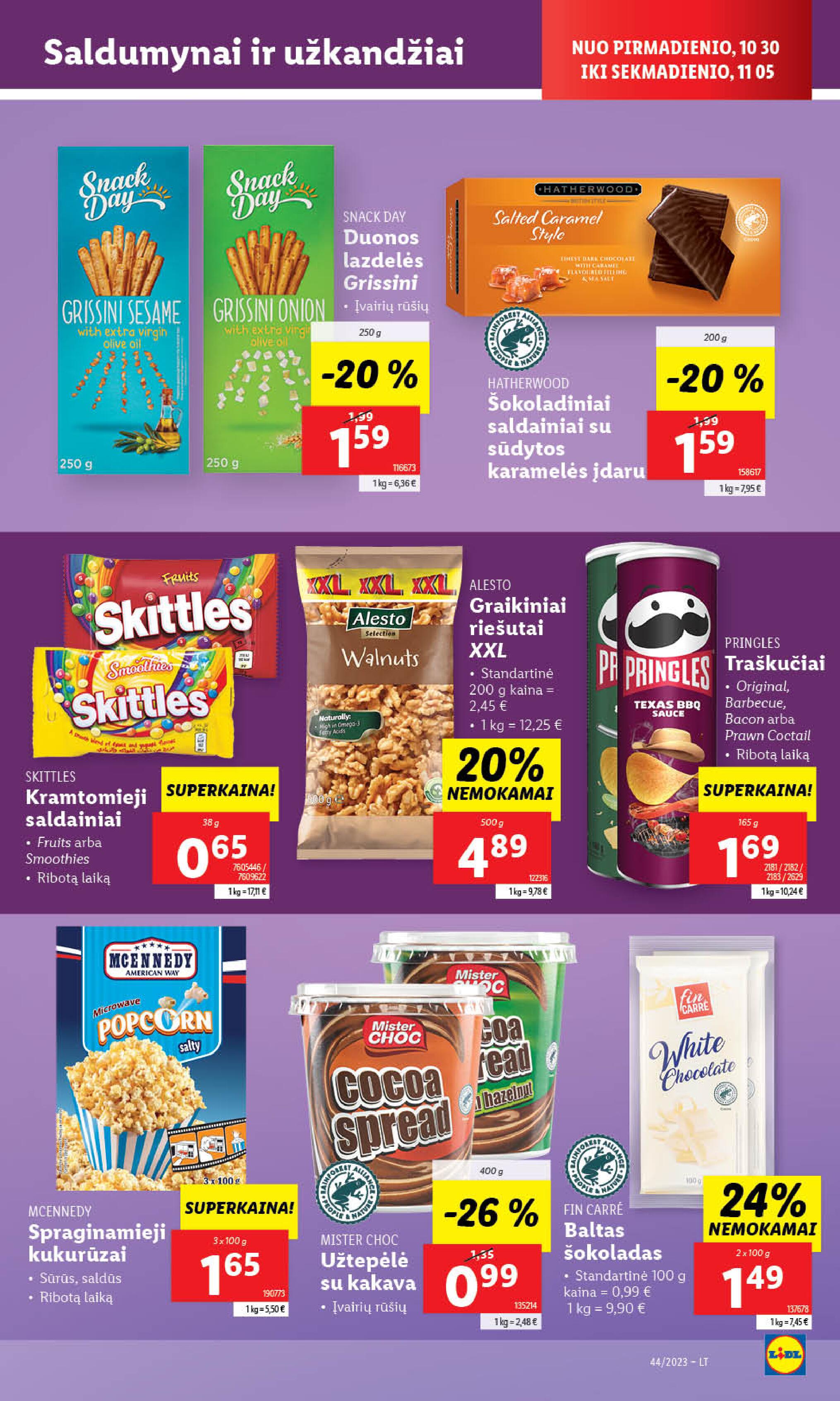 Naujausias LIDL kaininis katalogas 2023.10.30 - 2023.11.05