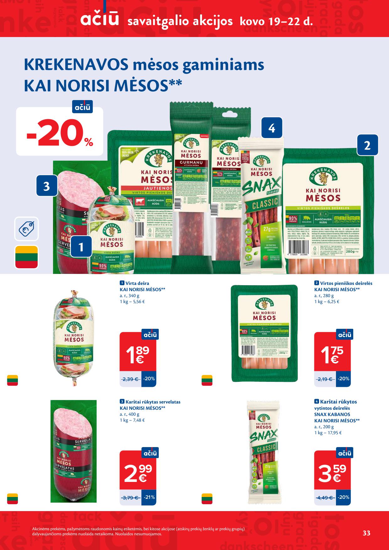 Naujausias MAXIMA kaininis katalogas 2026.03.17 - 2026.03.23