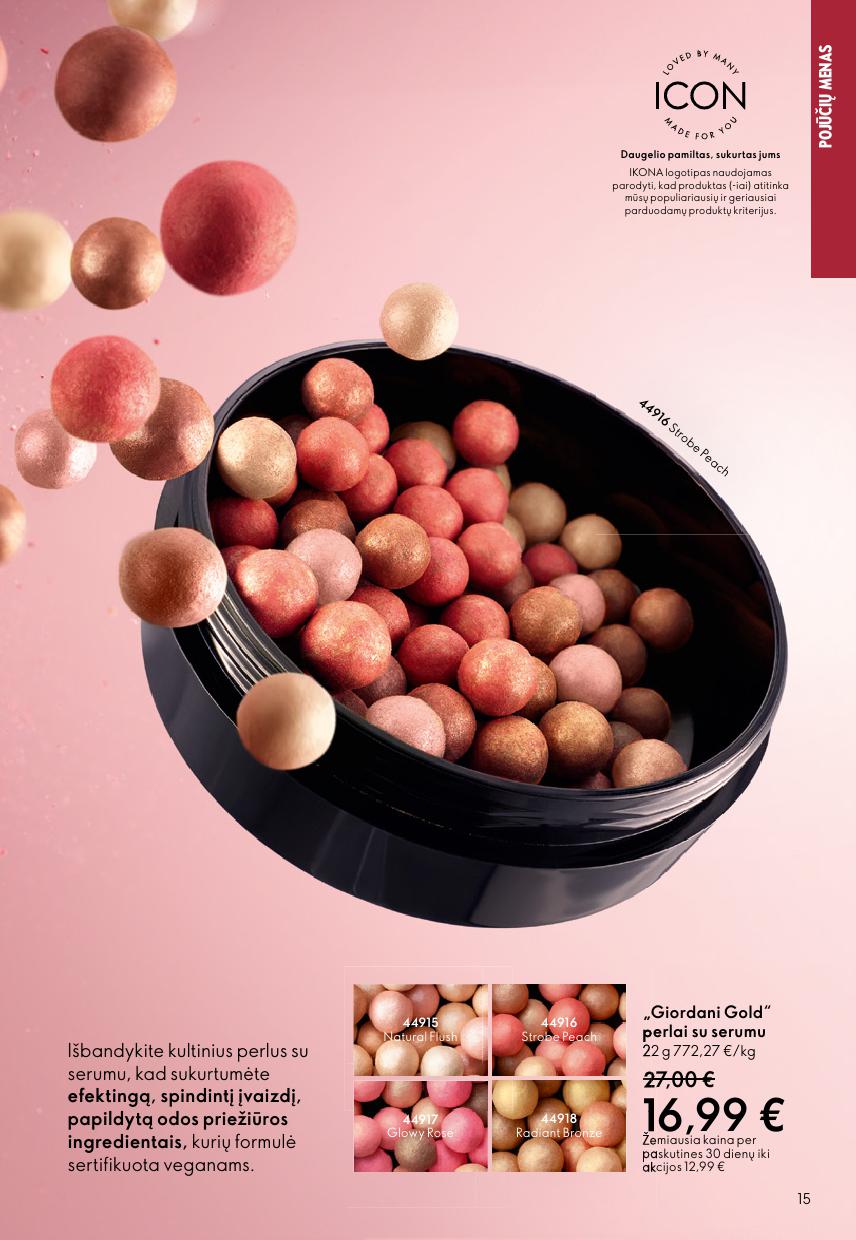 Naujas ORIFLAME katalogas galioja 2026.04.22 - 2026.05.12