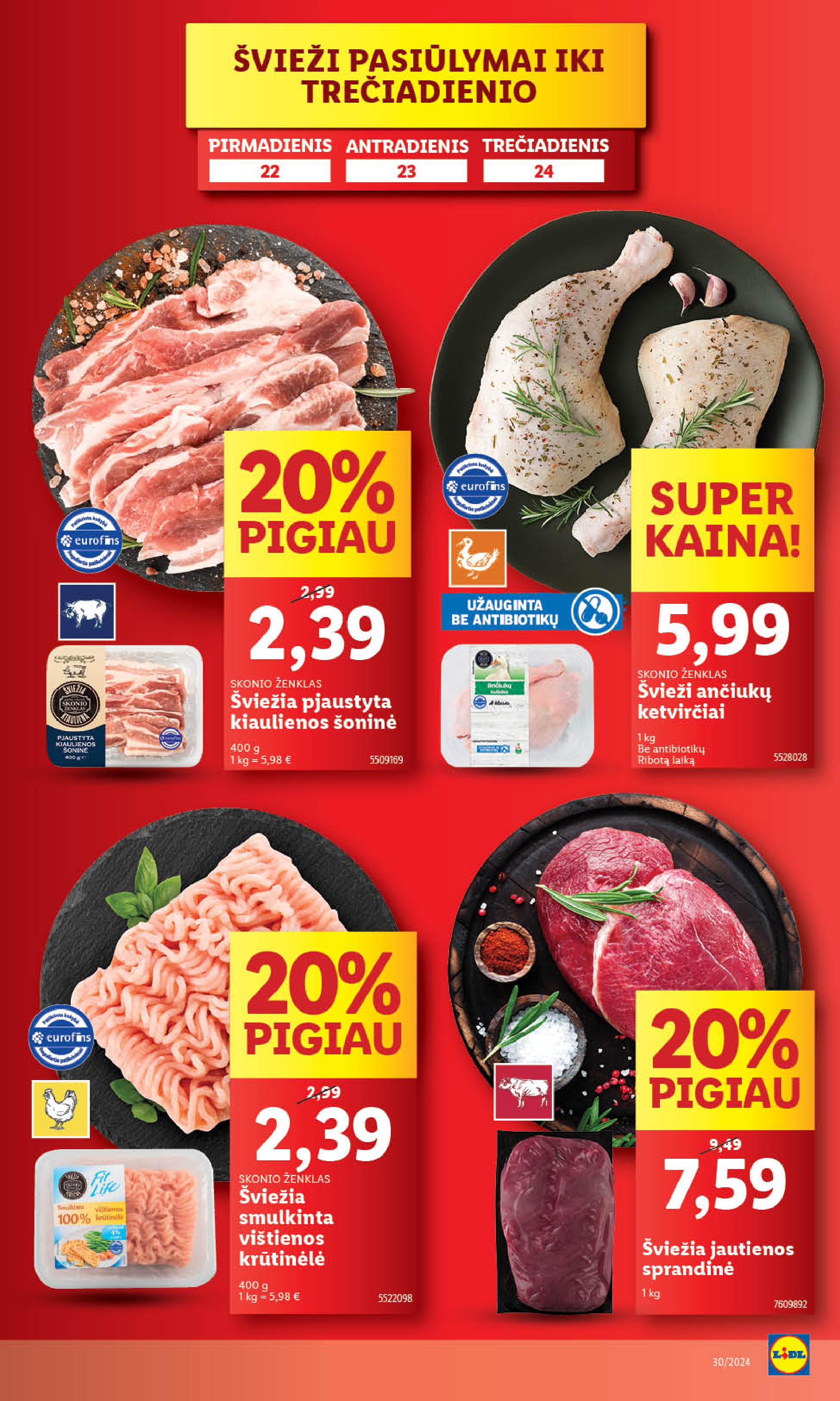 Naujausias LIDL kaininis katalogas 2024.07.22 - 2024.07.28