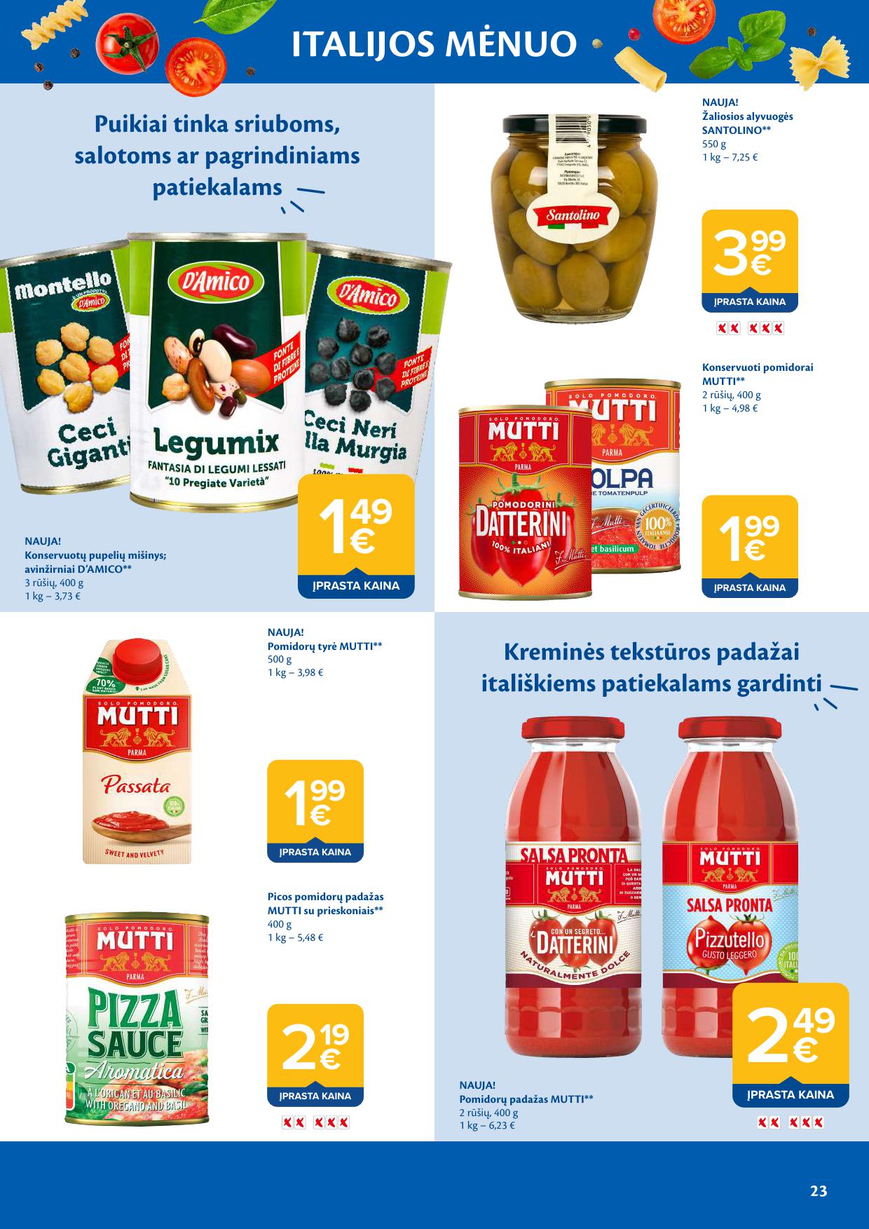 MAXIMA nuolaidų katalogas "ITALIJOS MĖNUO"