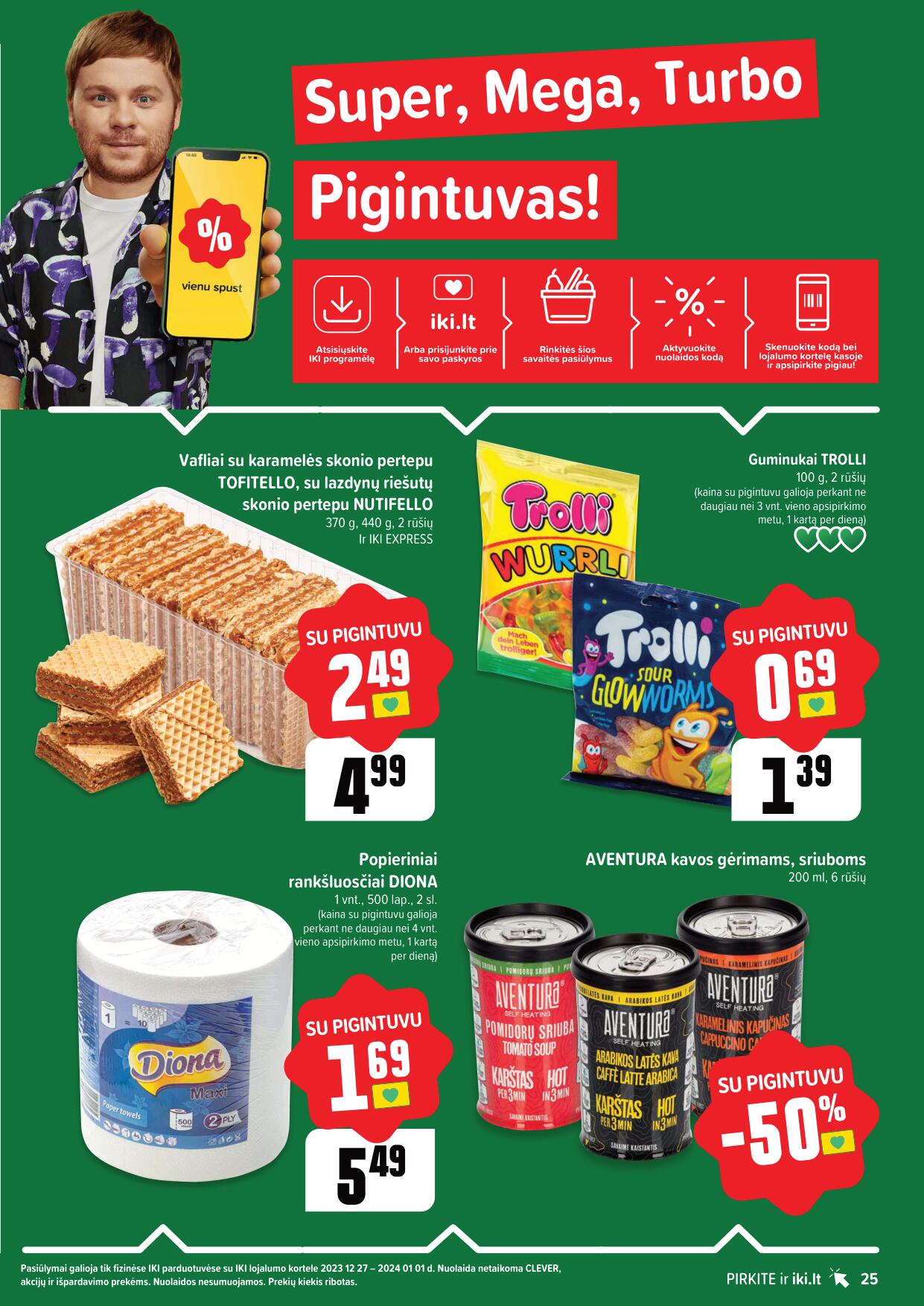 Naujausias IKI kaininis katalogas 2023.12.27 - 2024.01.01