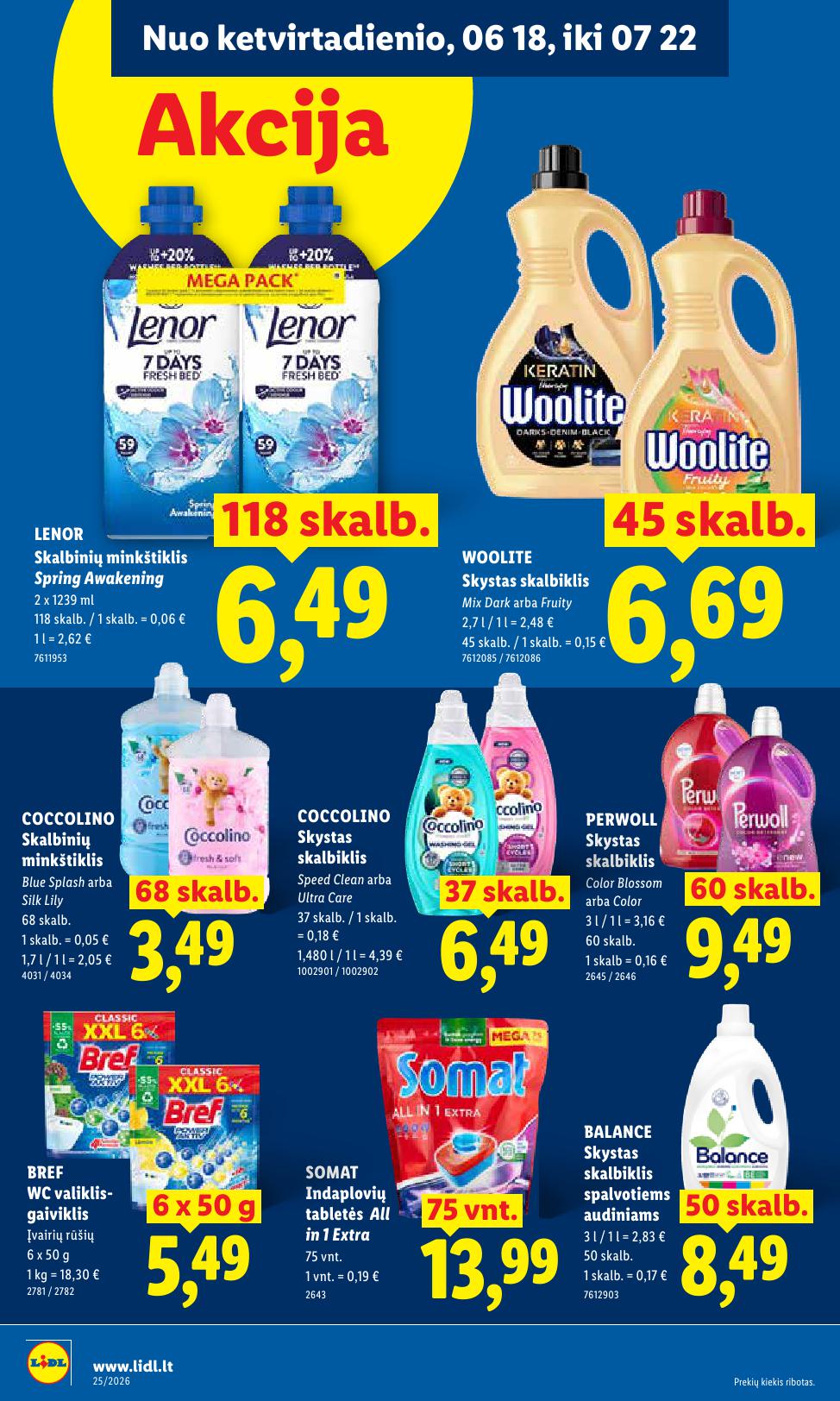 Naujausias LIDL kaininis katalogas 2026.06.15 - 2026.06.21