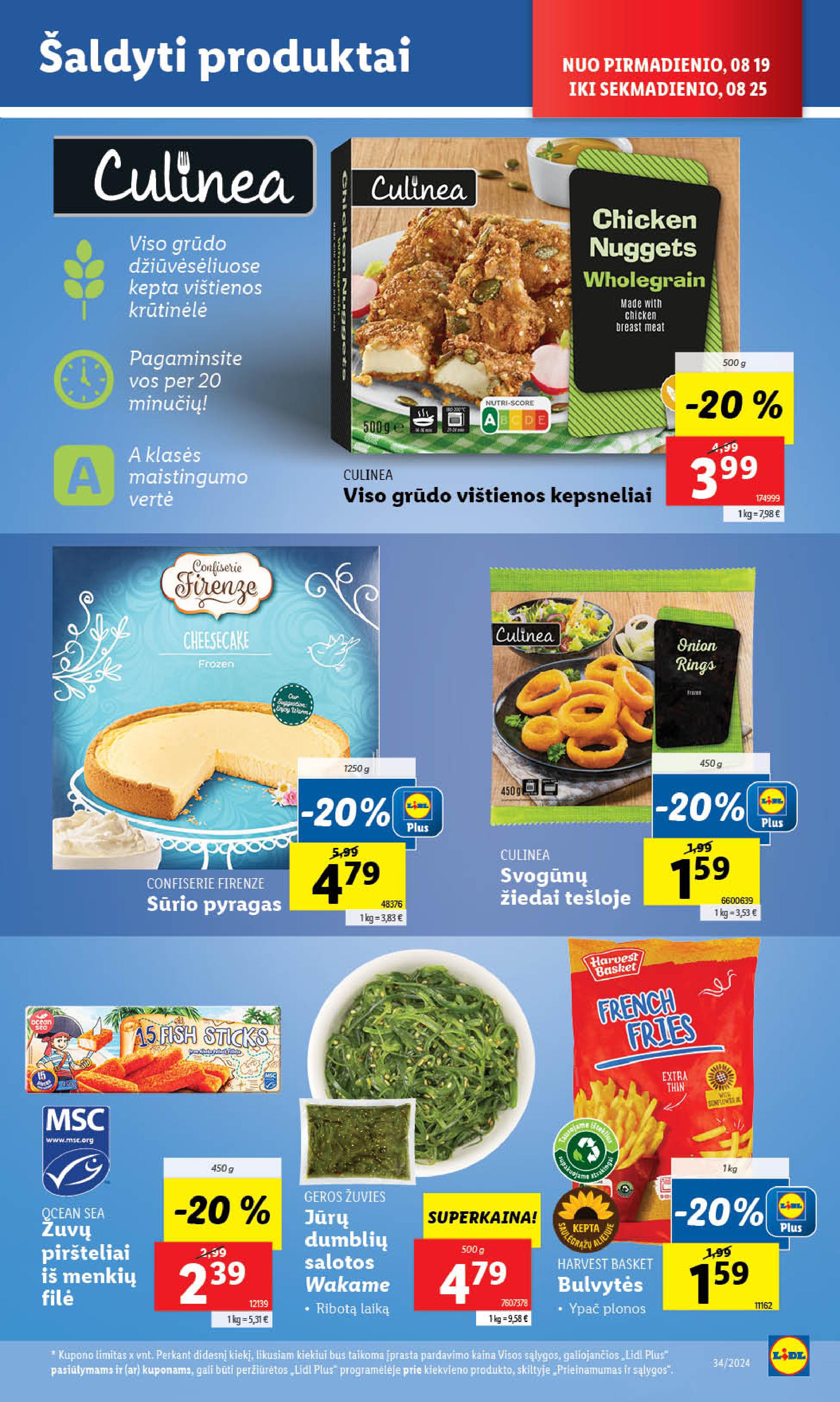 Naujausias LIDL kaininis katalogas 2024.08.19 - 2024.08.25