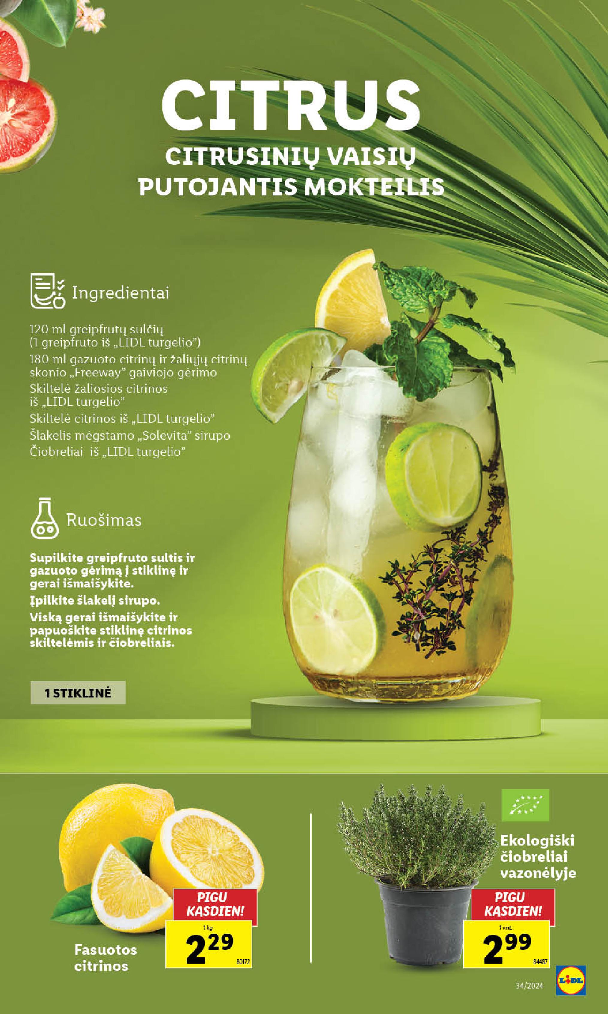 Naujausias LIDL kaininis katalogas 2024.08.19 - 2024.08.25